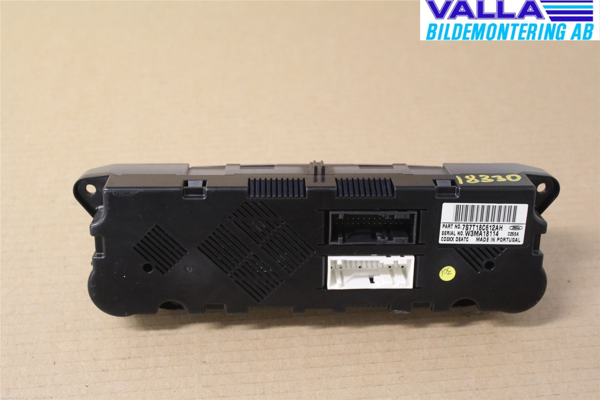 Ford MONDEO 07-15 Varmeapparat Panel(Regulering)