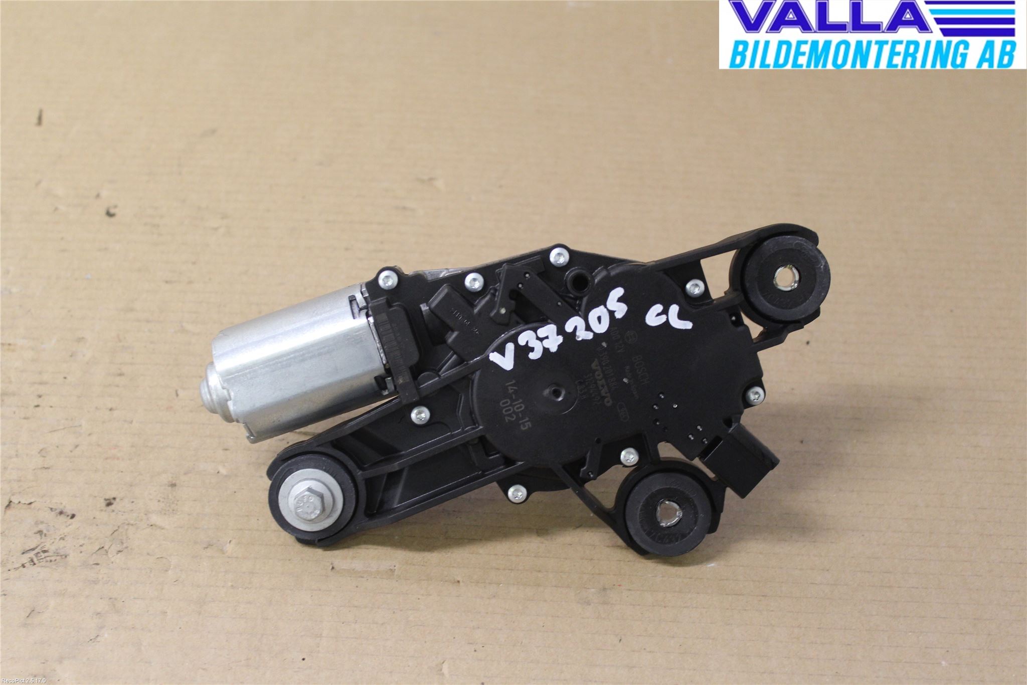 Volvo V40 12-19 Viskermotor Bakluke