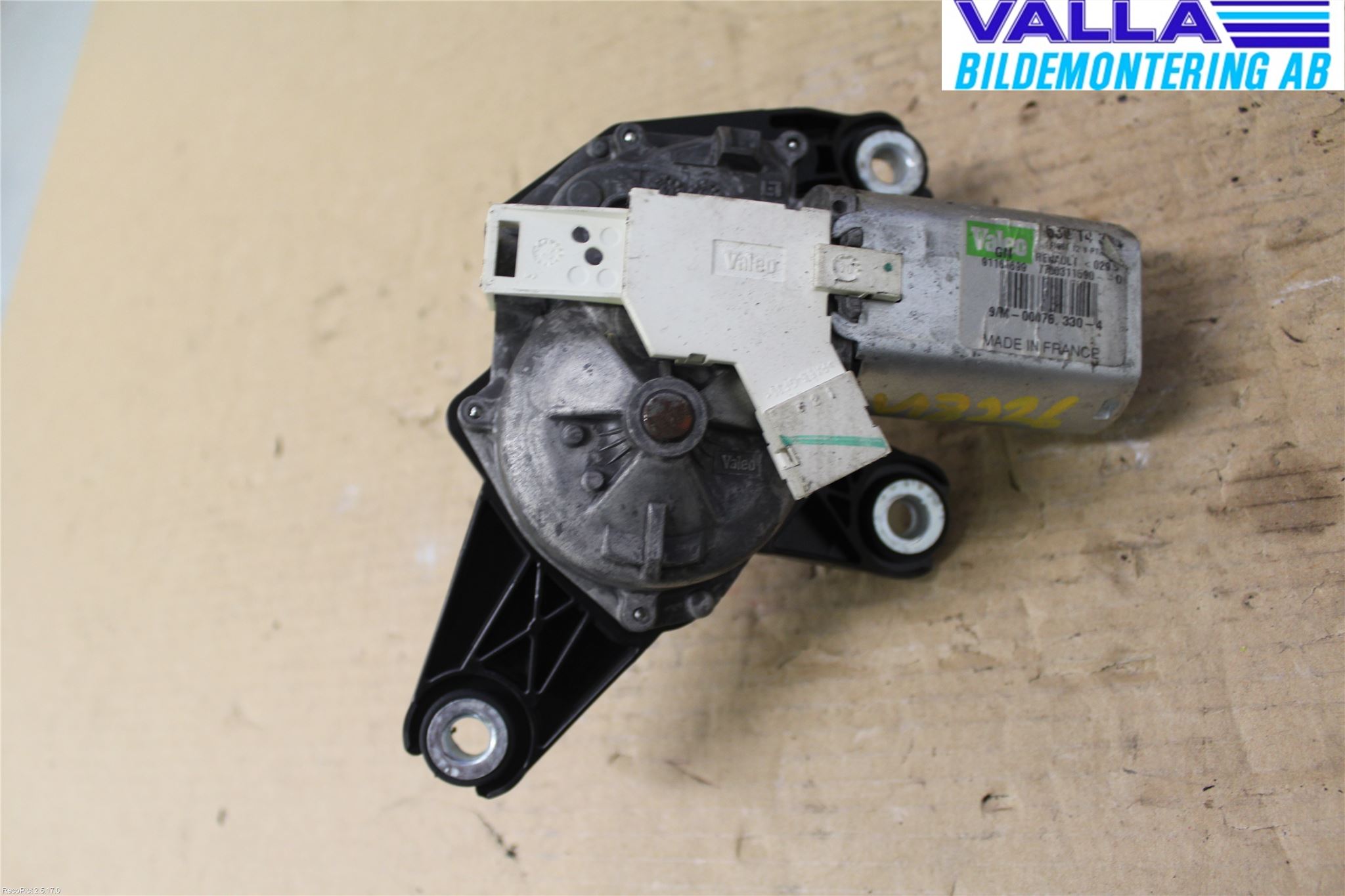 Renault TRAFIC   02-14 Viskermotor Bakluke