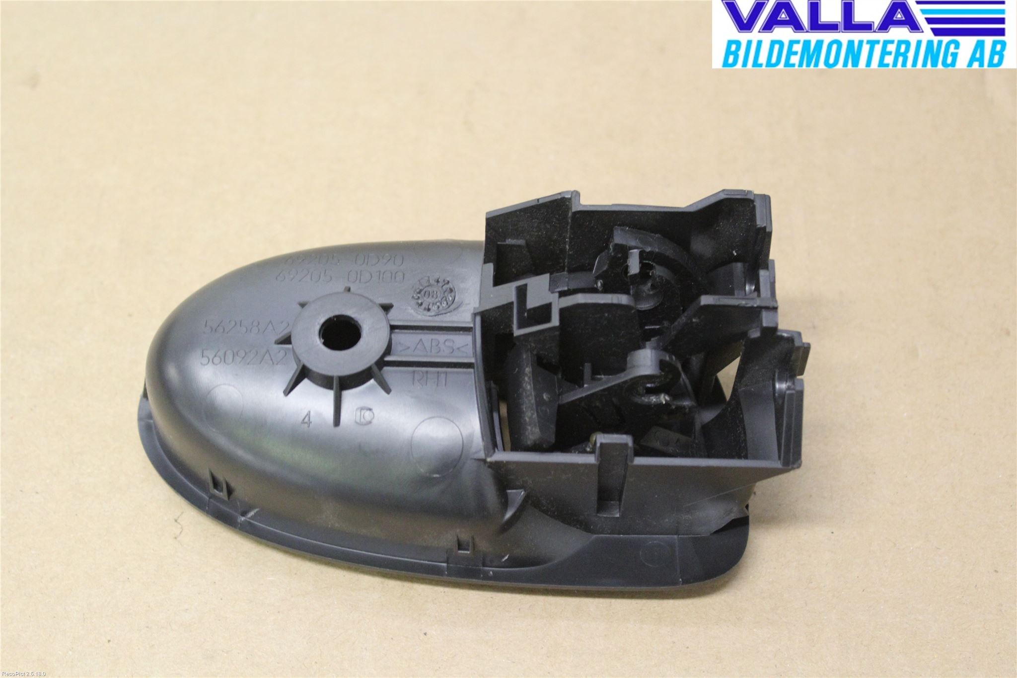 Toyota YARIS XP90 06-11 Innr Dørhandtak H Indre