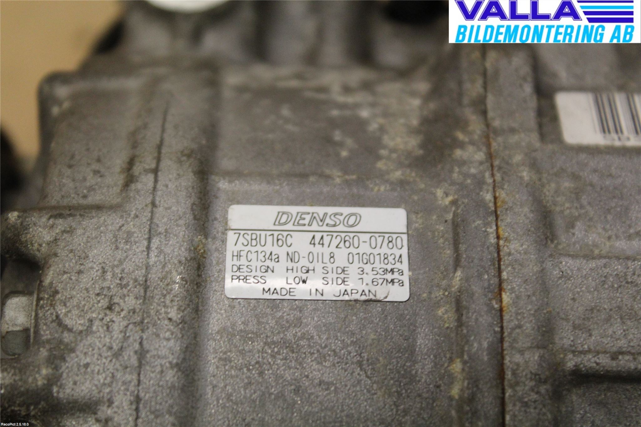 BMW 3 E46      98-05 Varme Ac Kompressor
