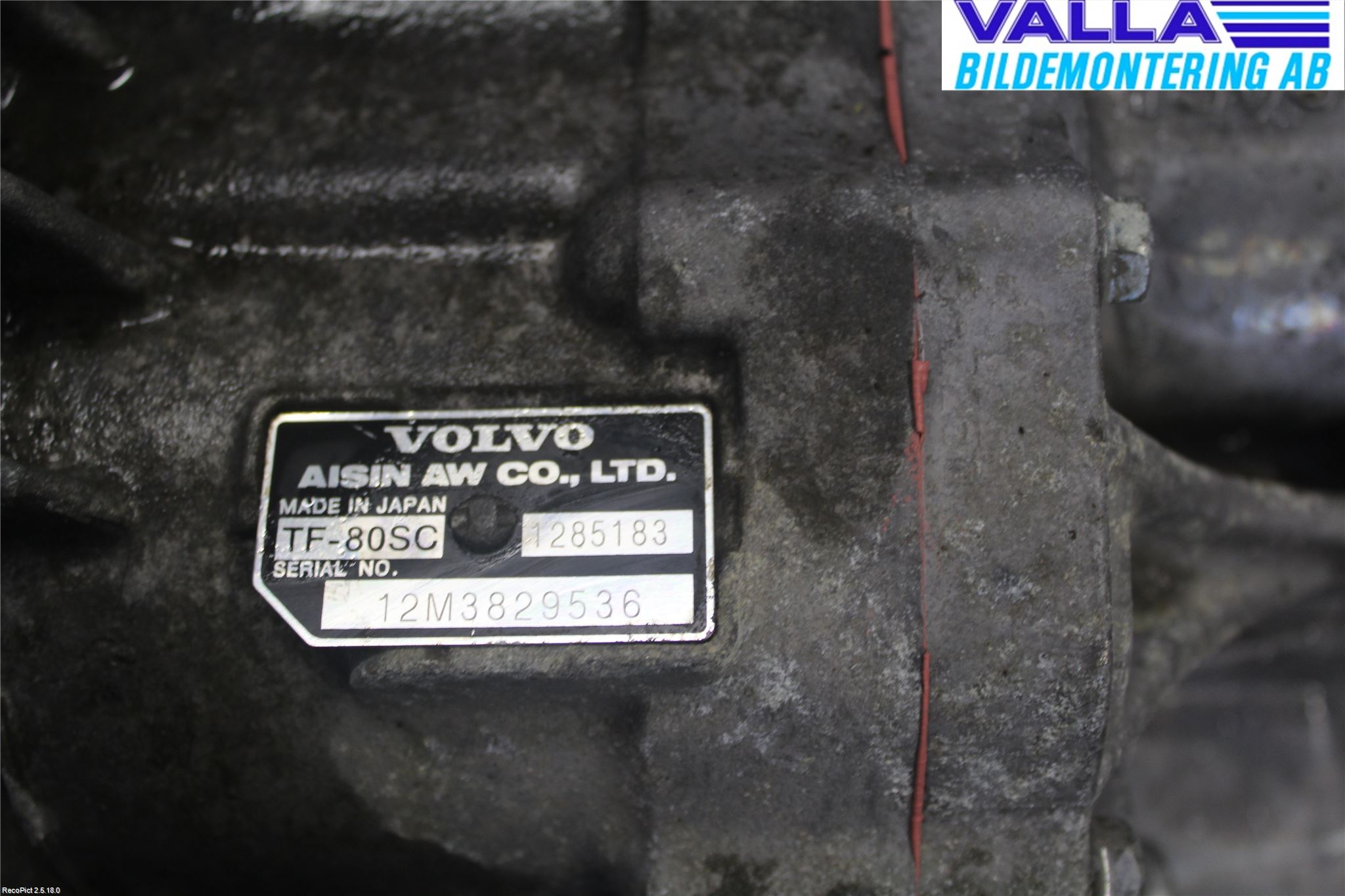 Volvo V70 14-16 Gearkasse Automat