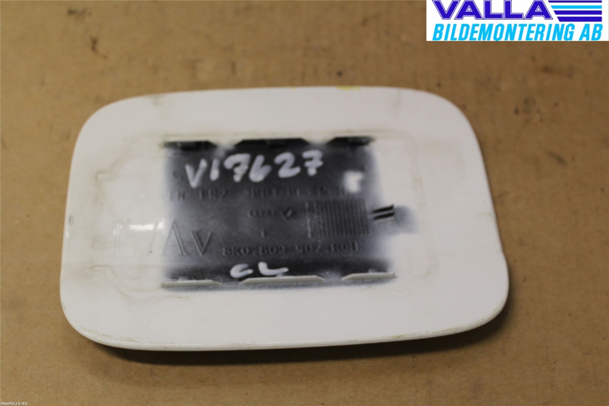 Audi A4/S4 08-11 Drivstoff Tankluke