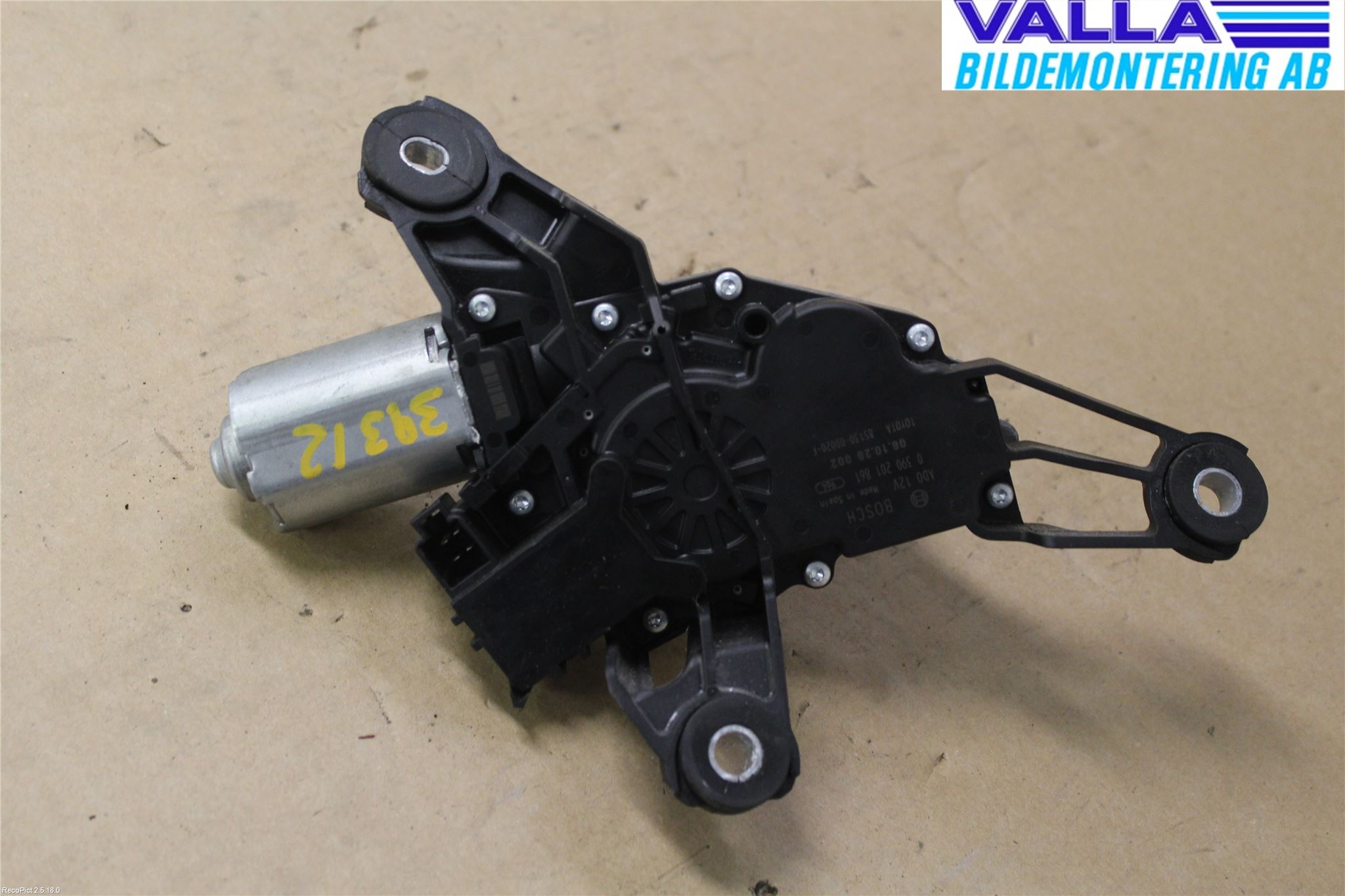 Toyota YARIS XP90 06-11 Viskermotor Bakluke