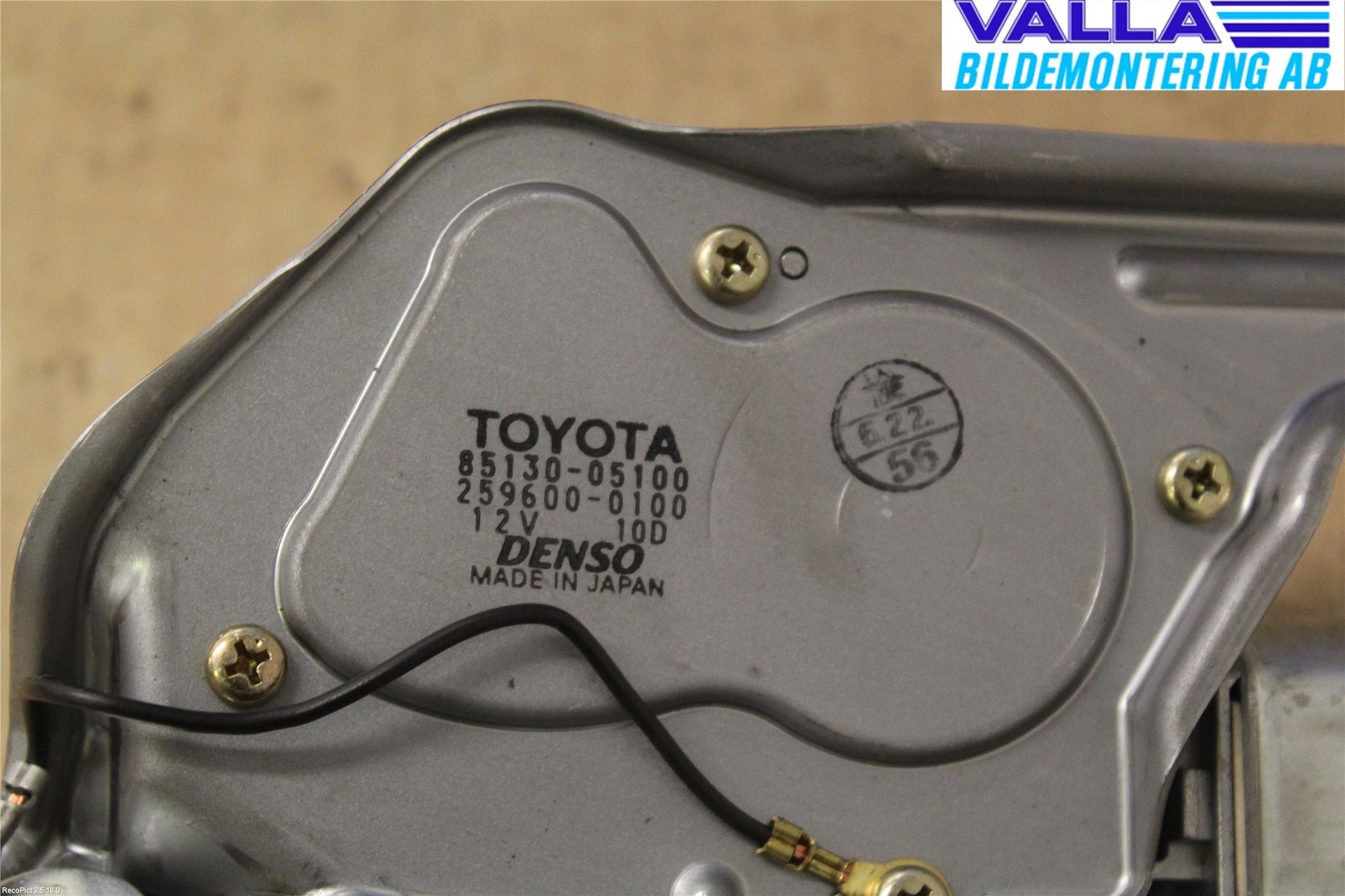 Toyota AVENSIS 03-06 Viskermotor Bakluke