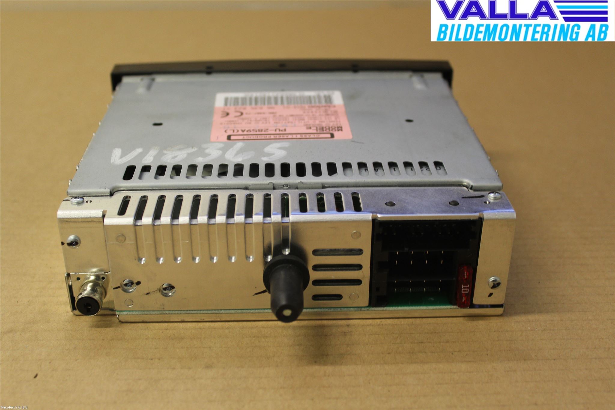 Peugeot 206+ 10-13 Stereo Radio Med Cd