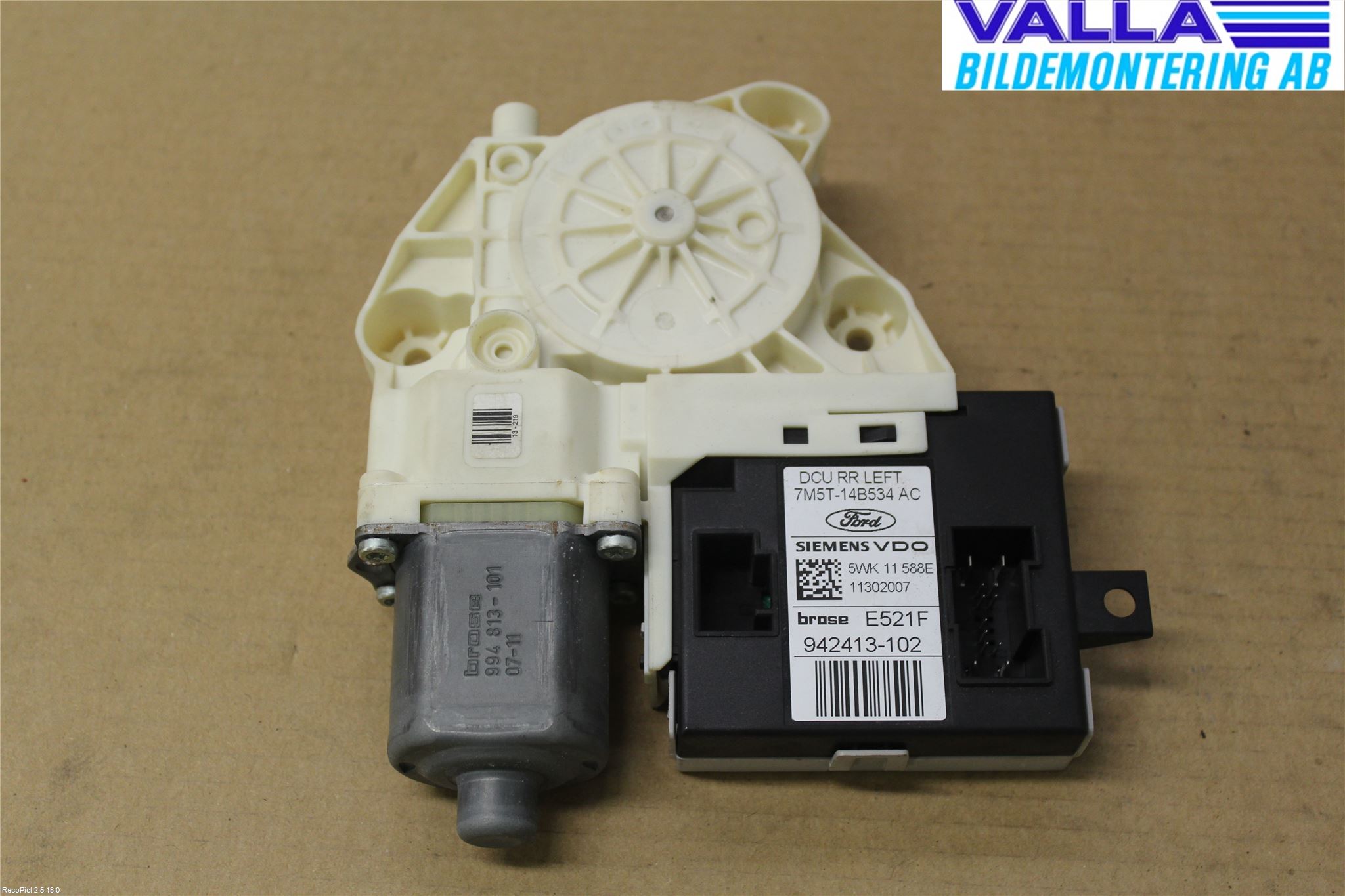Ford FOCUS 08-11 Vindusheismotor