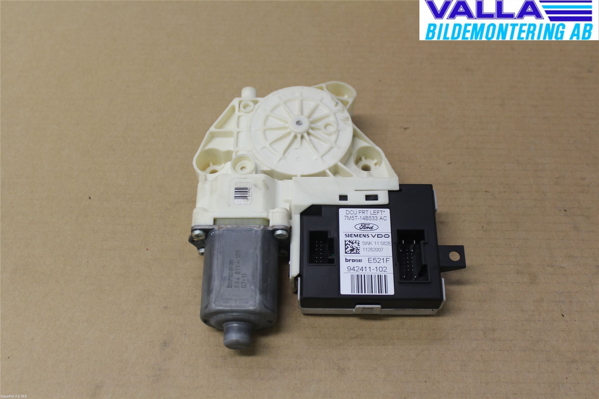 Ford FOCUS 08-11 Vindusheismotor