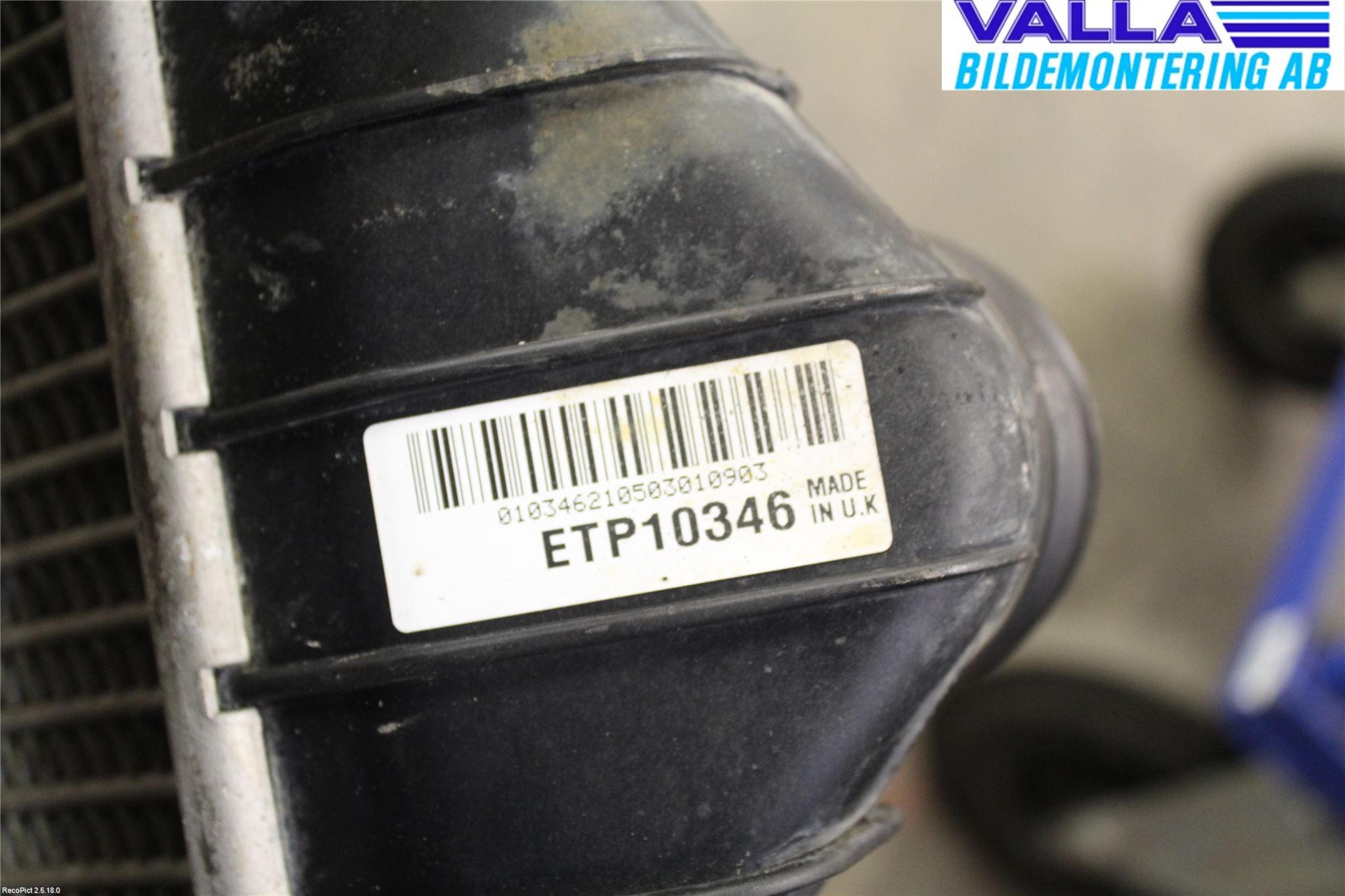 Volvo S40/V40    96-04 Intercooler Radiator
