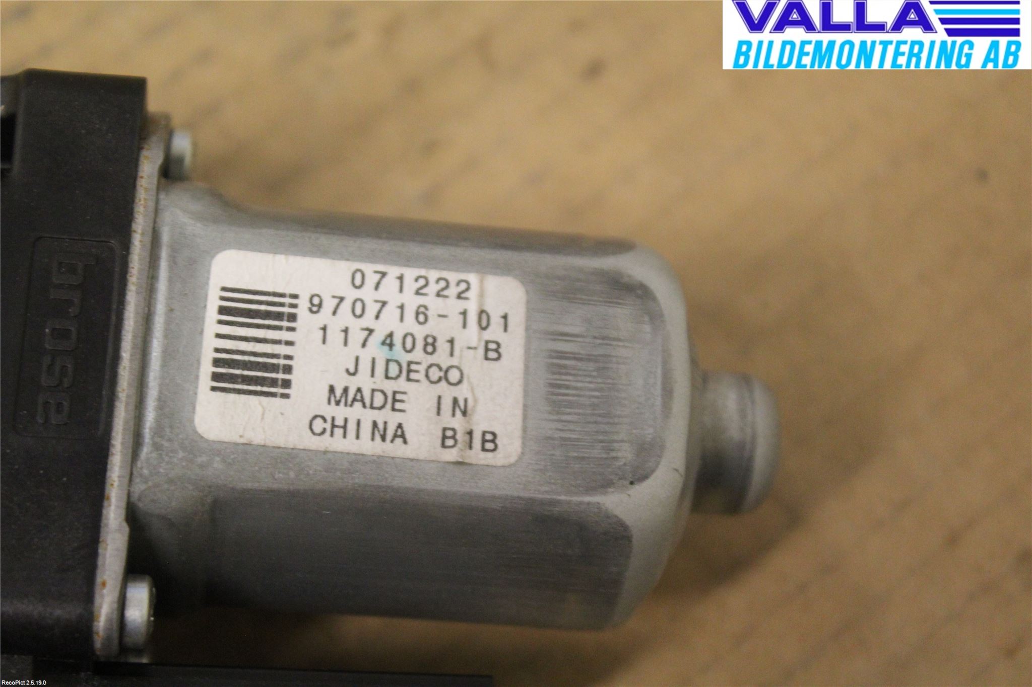 Volvo V70 08-13 Vindusheis El Komp