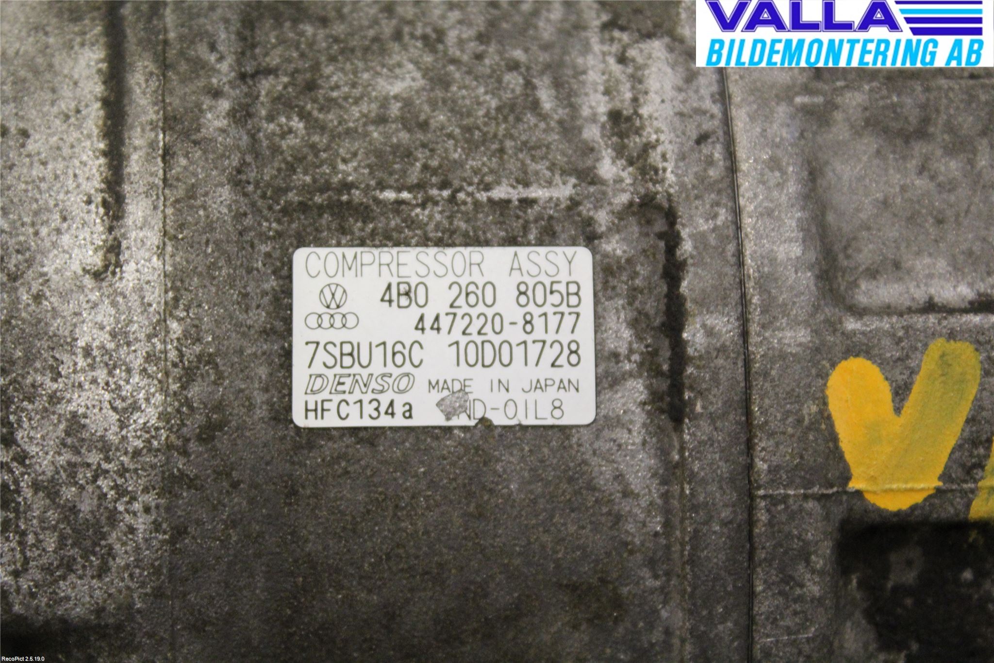 Audi A6/S6     97-05 Varme Ac Kompressor