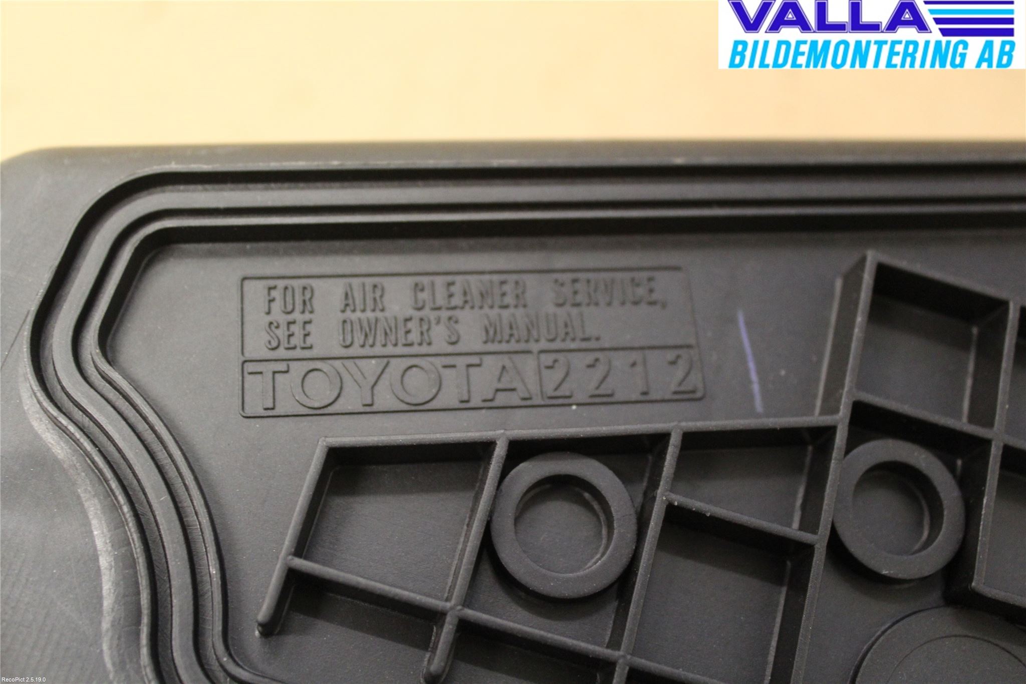 Toyota COROLLA VERSO 02-04 Luftfilter Boks