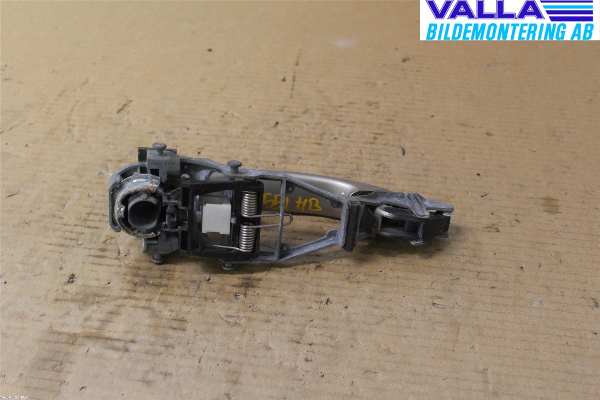 Volkswagen VW GOLF V 04-09 Dørhandtak Ytre Høyre