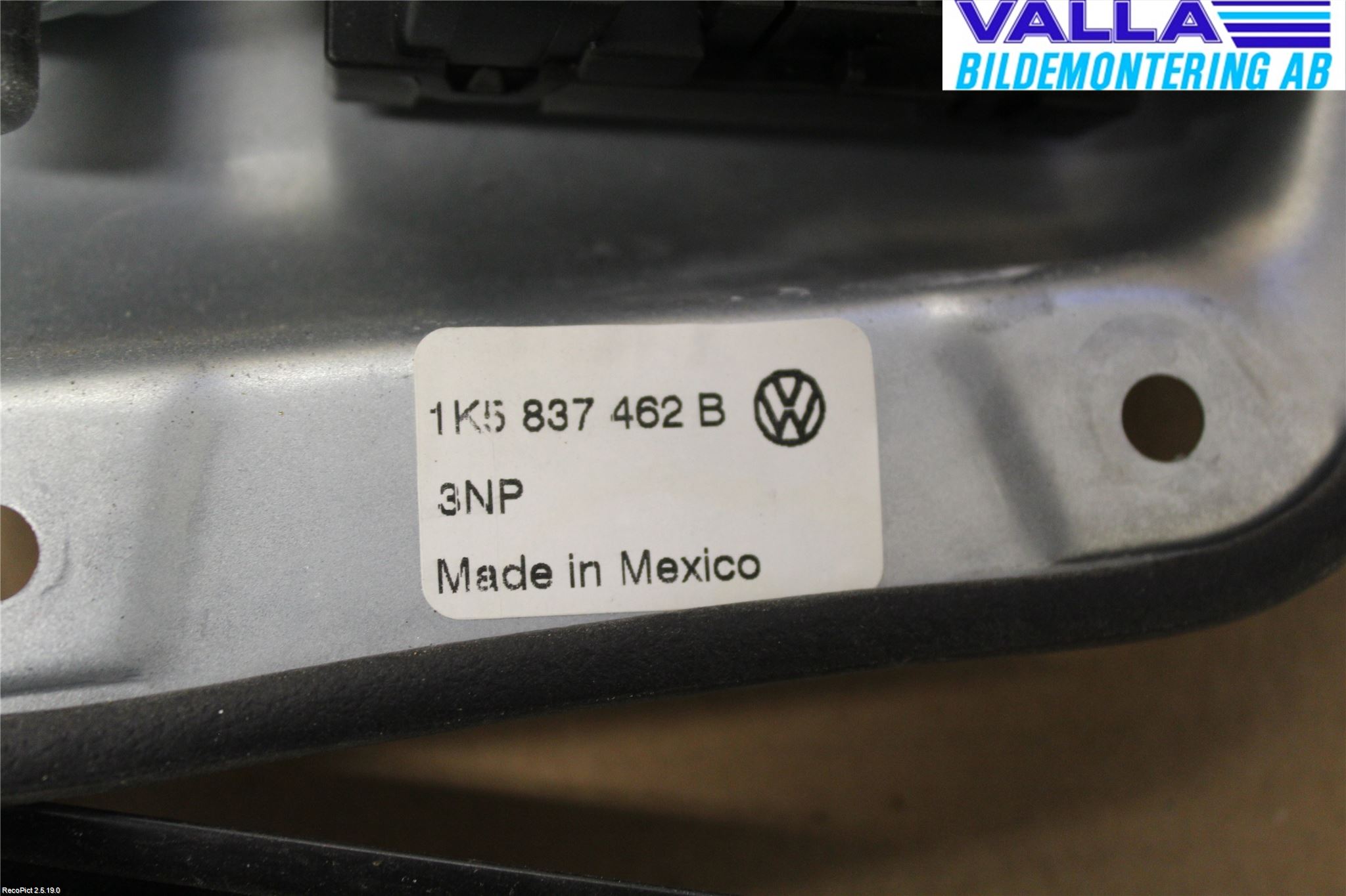 Volkswagen VW GOLF V 04-09 Vindusheis El Komp