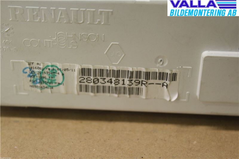 Renault CLIO III  09-12 Instr Varselys - Display