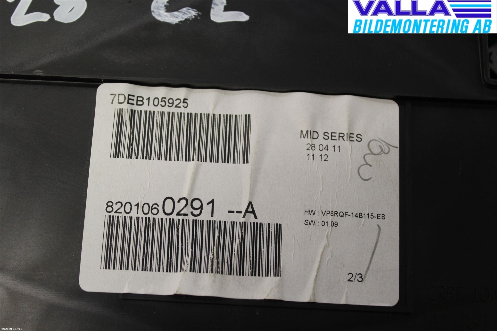 Renault CLIO III  09-12 Instr Kombinert