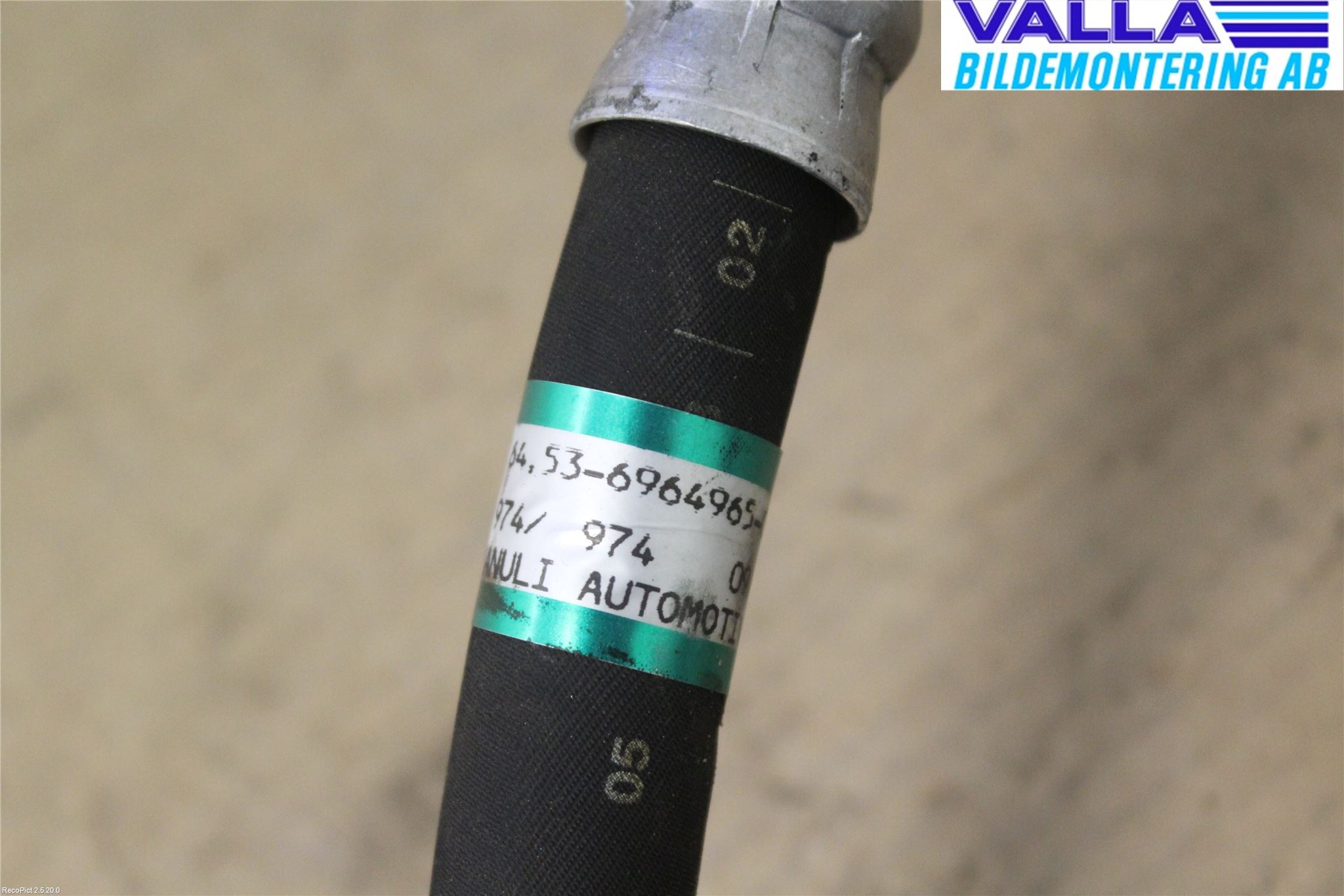 BMW 3 E90/91 SED/TOU 05-12 Varme Ac Slange - Rør