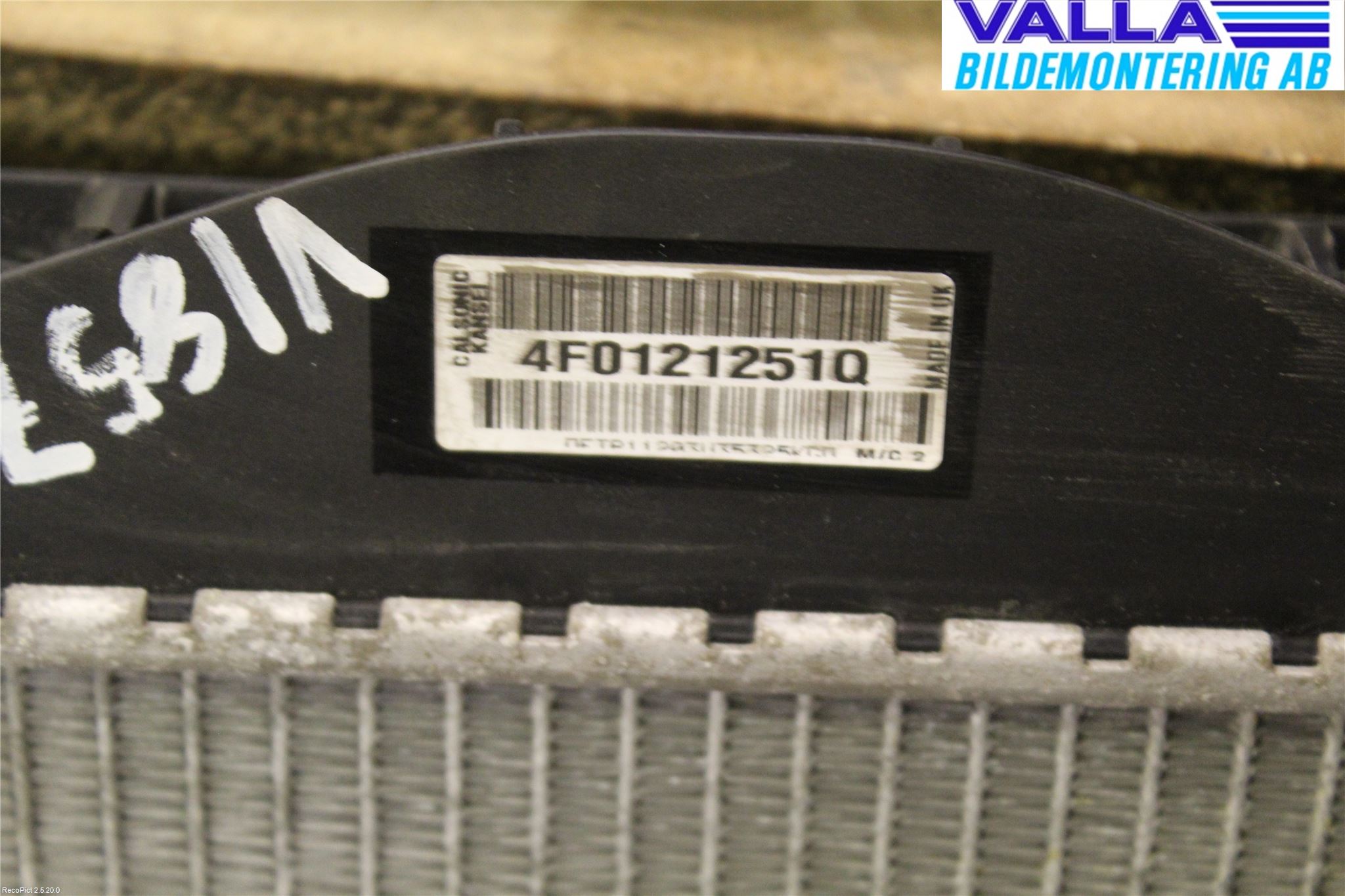 Audi A6/S6     05-11 Radiator Manuell