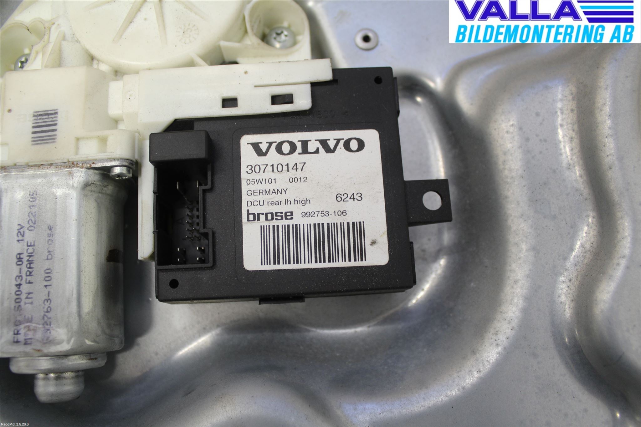 Volvo S40 04-07 Vindusheis