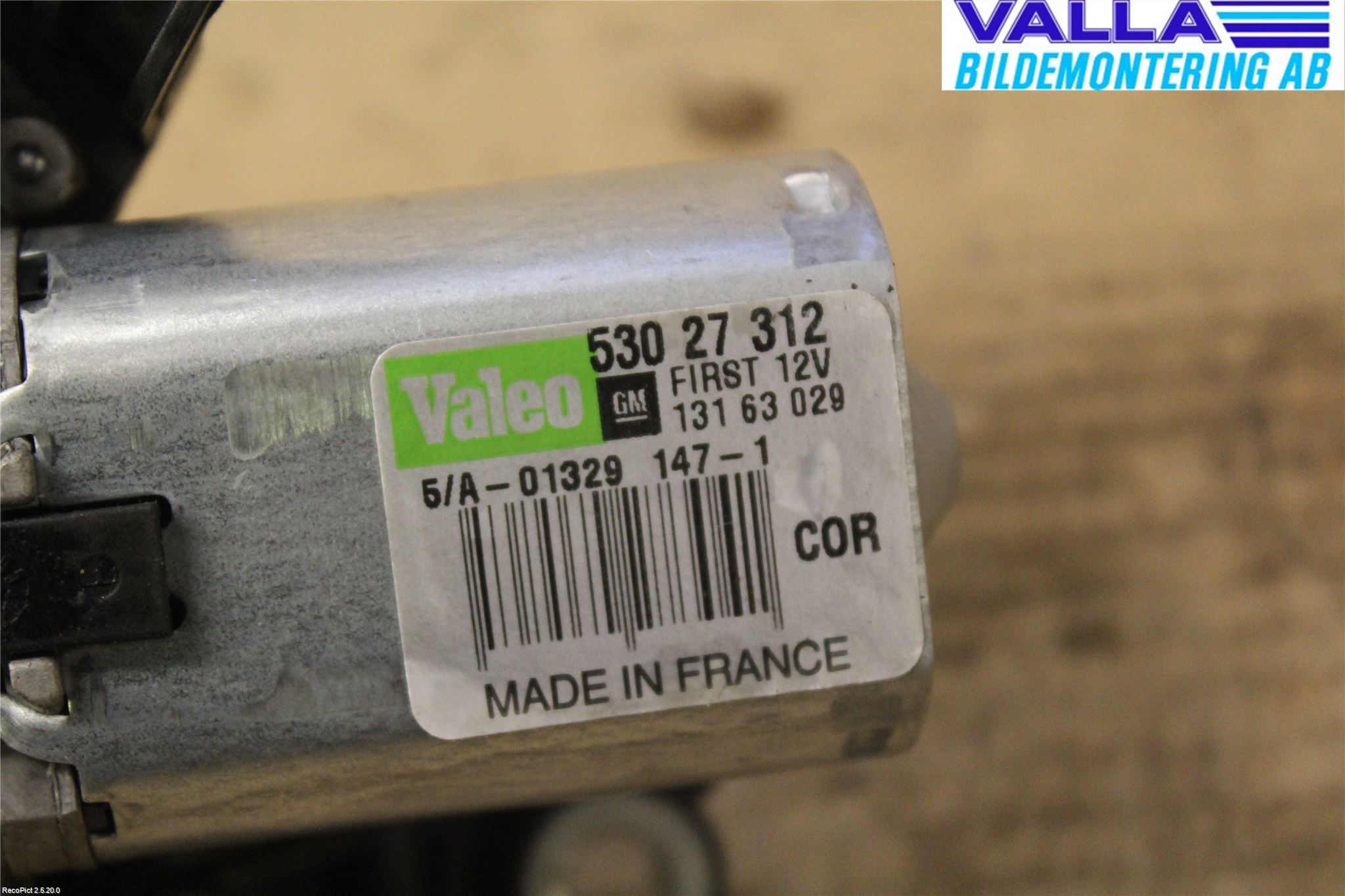 Opel CORSA D 07-14 Viskermotor Bakluke
