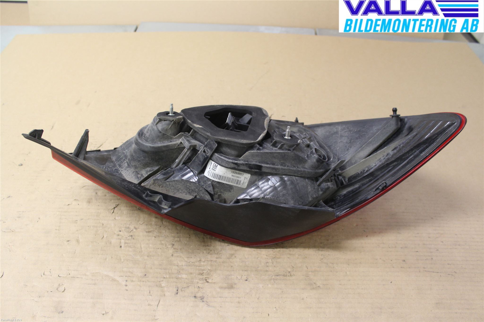 Opel CORSA D 07-14 Baklykt Høyre