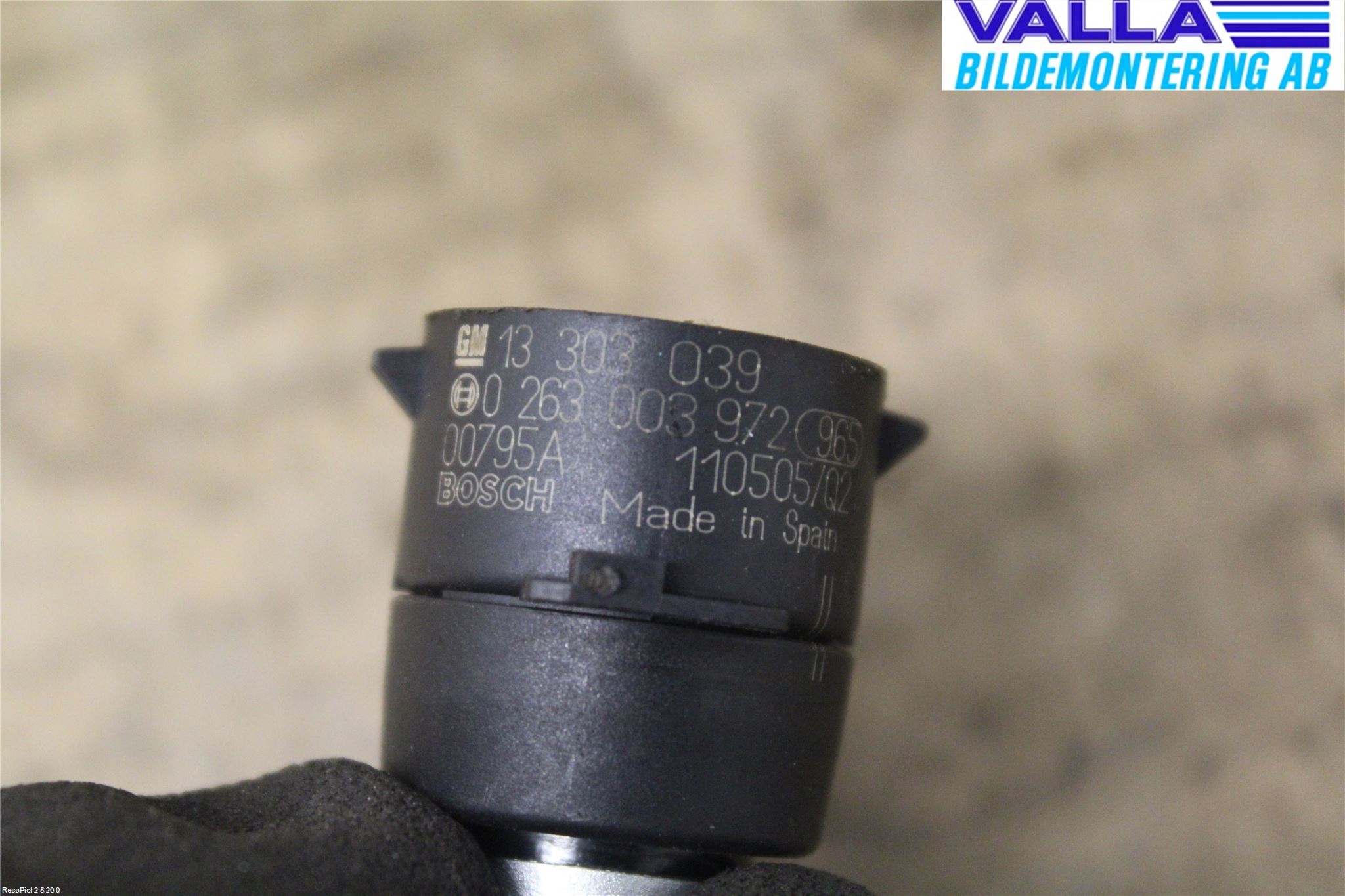 Opel CORSA D 07-14 Sensor Ryggesensor