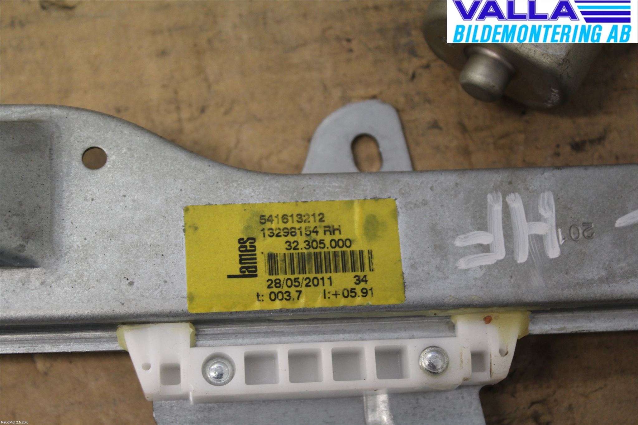 Opel CORSA D 07-14 Vindusheis El Komp