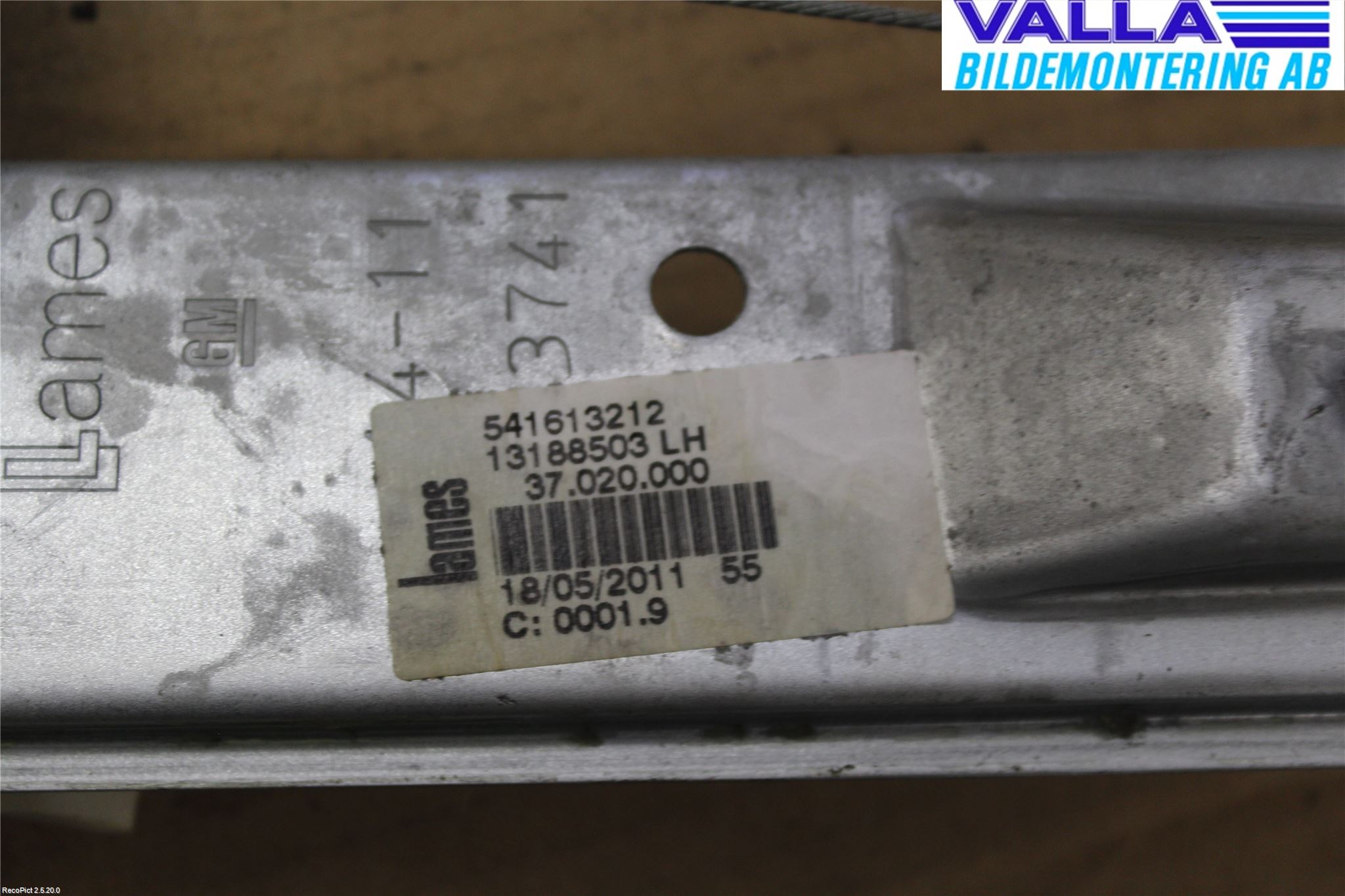 Opel CORSA D 07-14 Vindusheissett