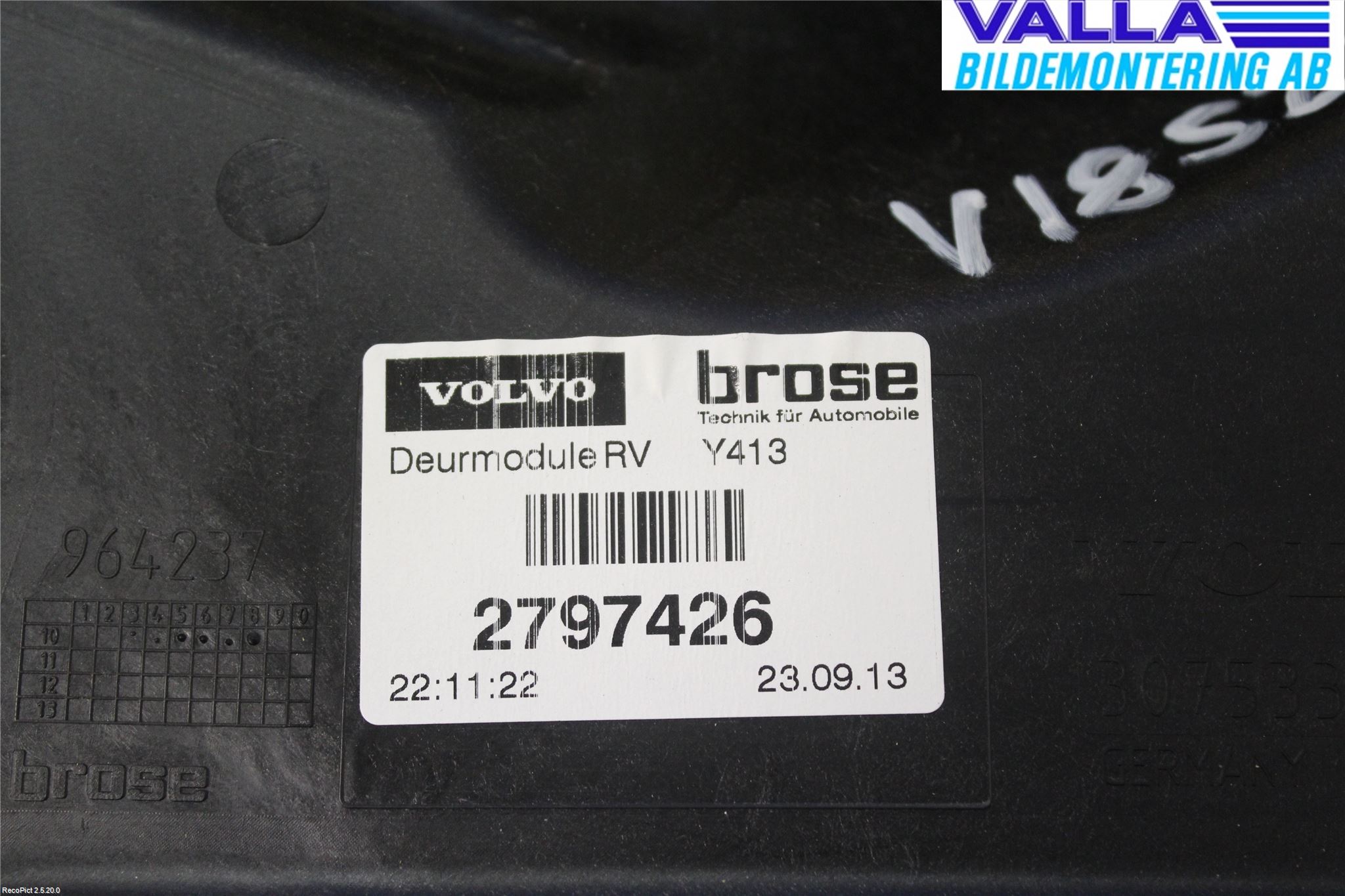 Volvo XC60 14-17 Vindusheis El Komp