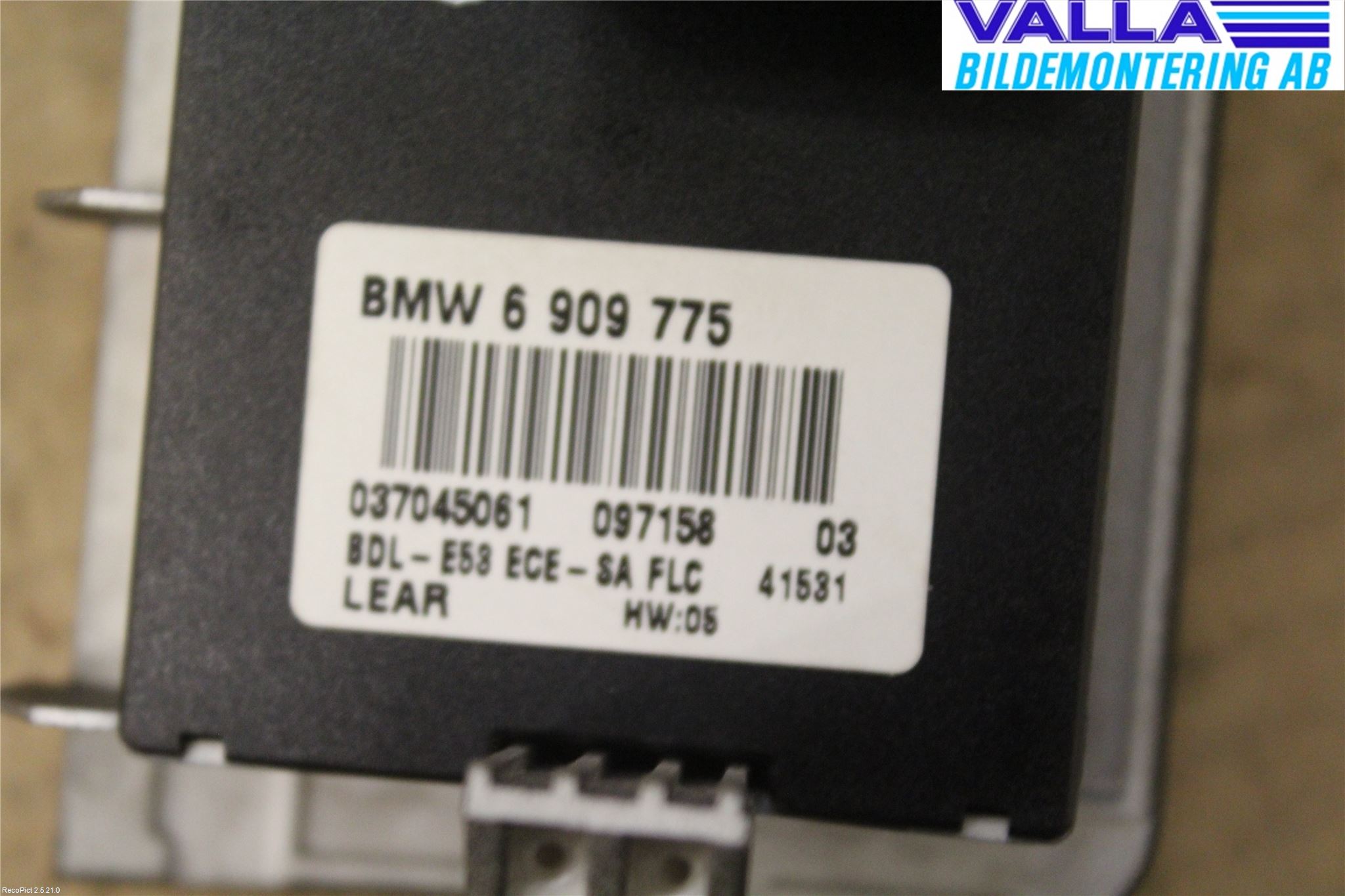 BMW X5 E53     99-06 Bryter Hovedlys