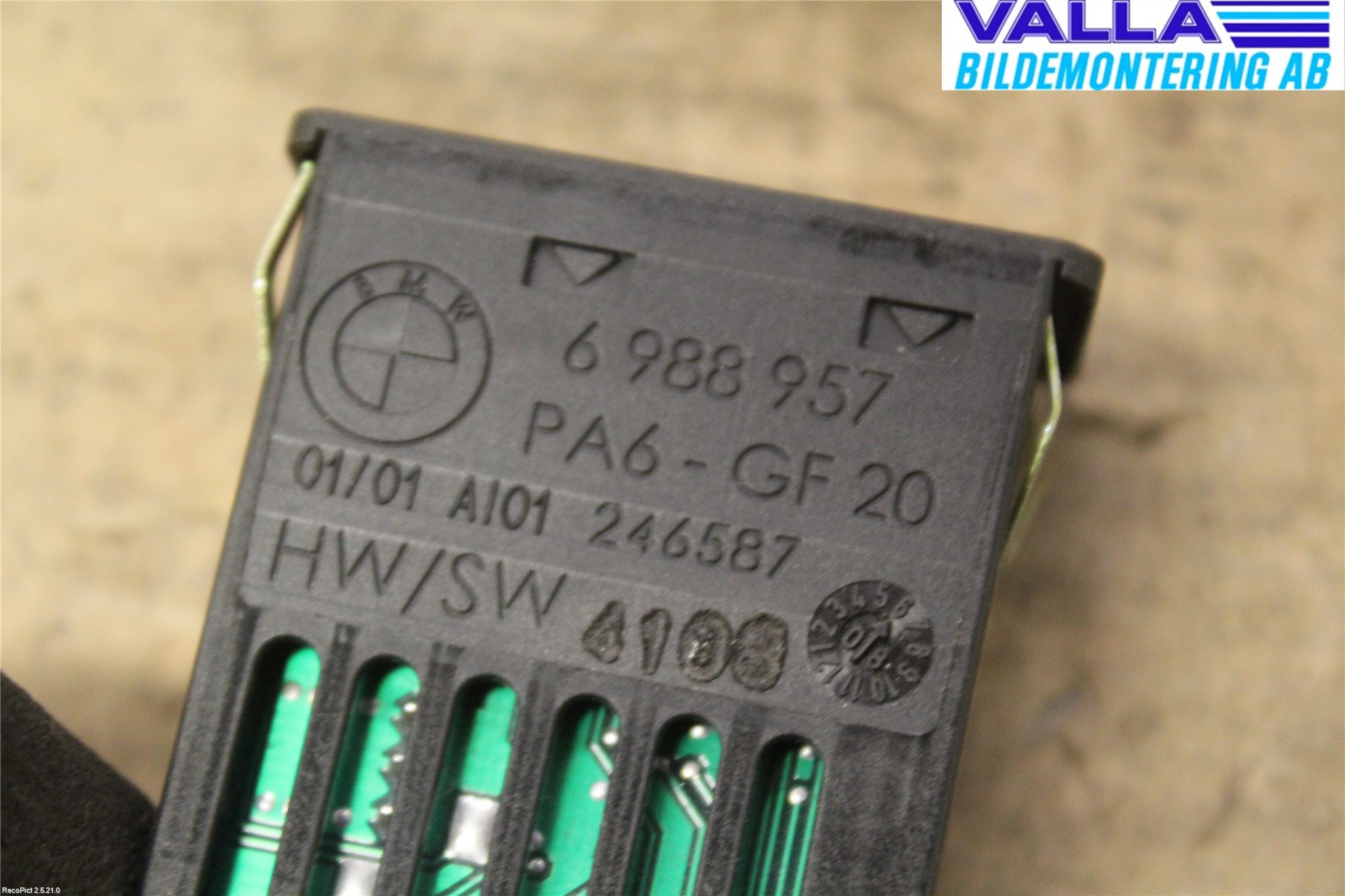 BMW 5 E60/61 Sed/Tou 02-10 Bryter Varmesete