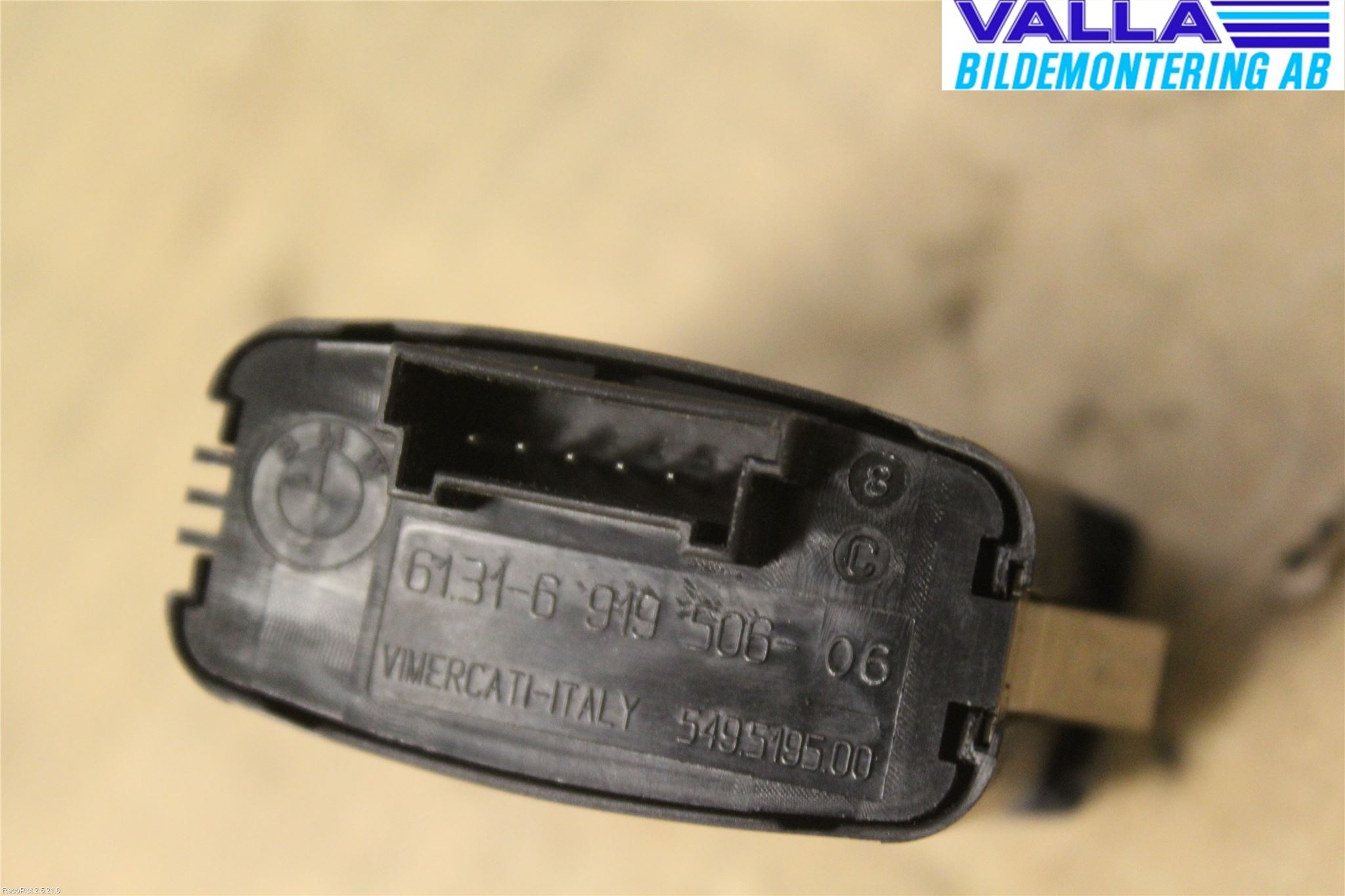 BMW 5 E60/61 Sed/Tou 02-10 Bryter Varsel (Nødblink)