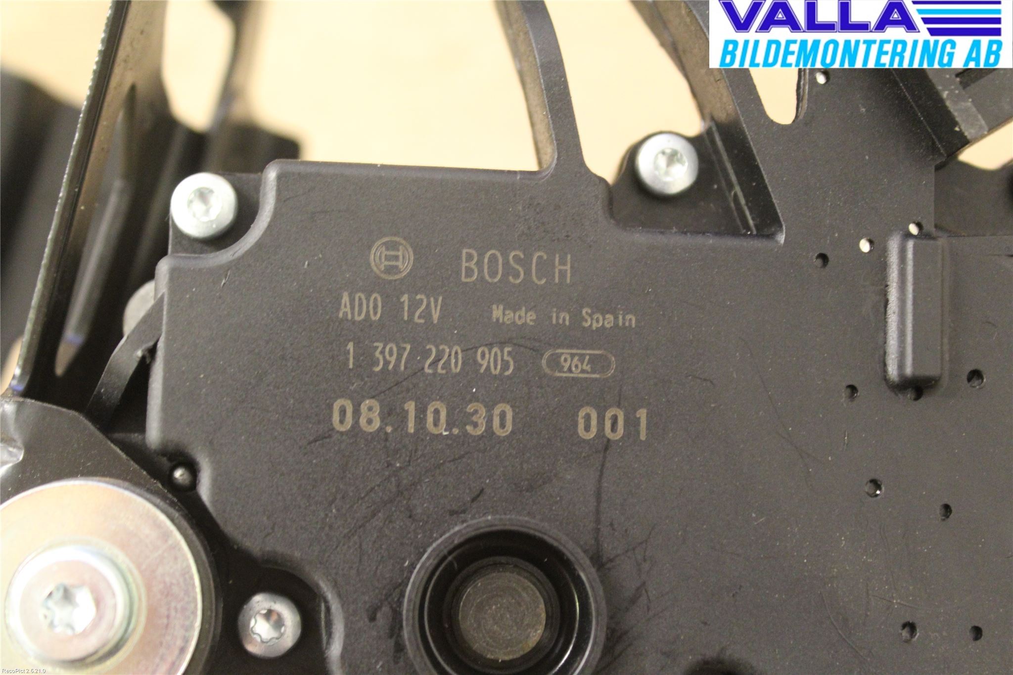 BMW 5 E60/61 Sed/Tou 02-10 Viskermotor Bakluke