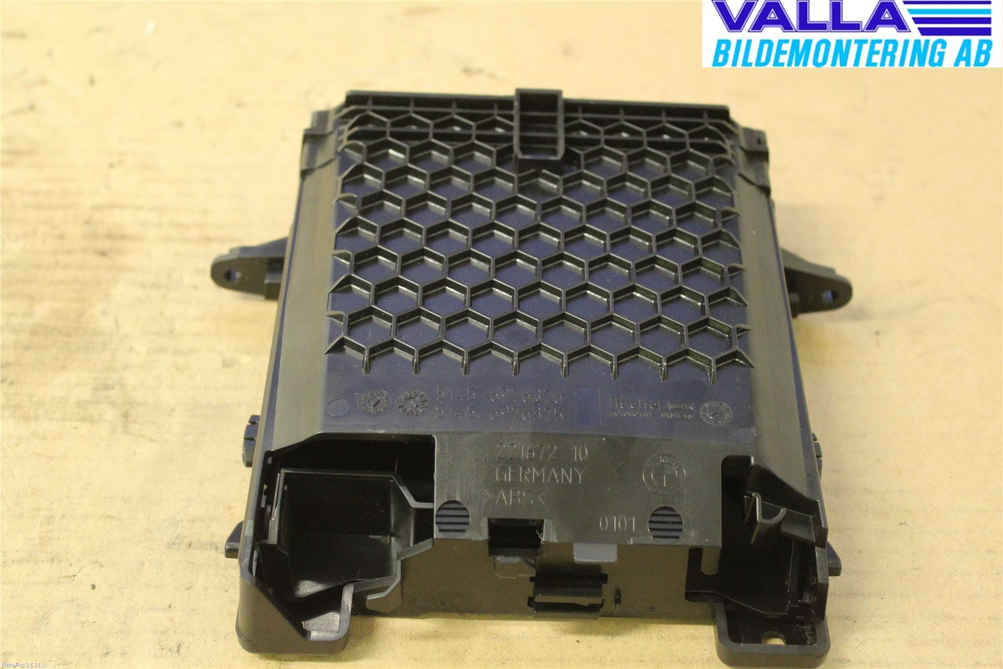 BMW 5 E60/61 Sed/Tou 02-10 Innr Oppbevaringsrom