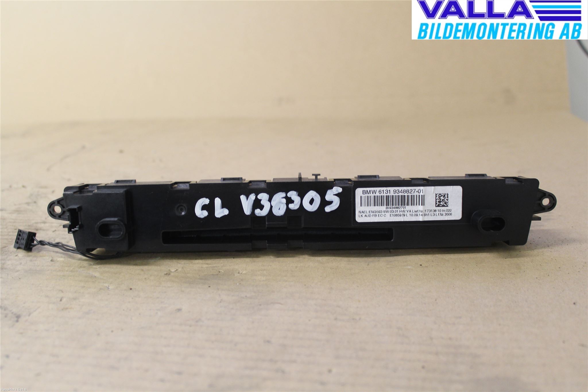 BMW 3 F30/F31/F80 12-19 Stereo Radio Med Cd