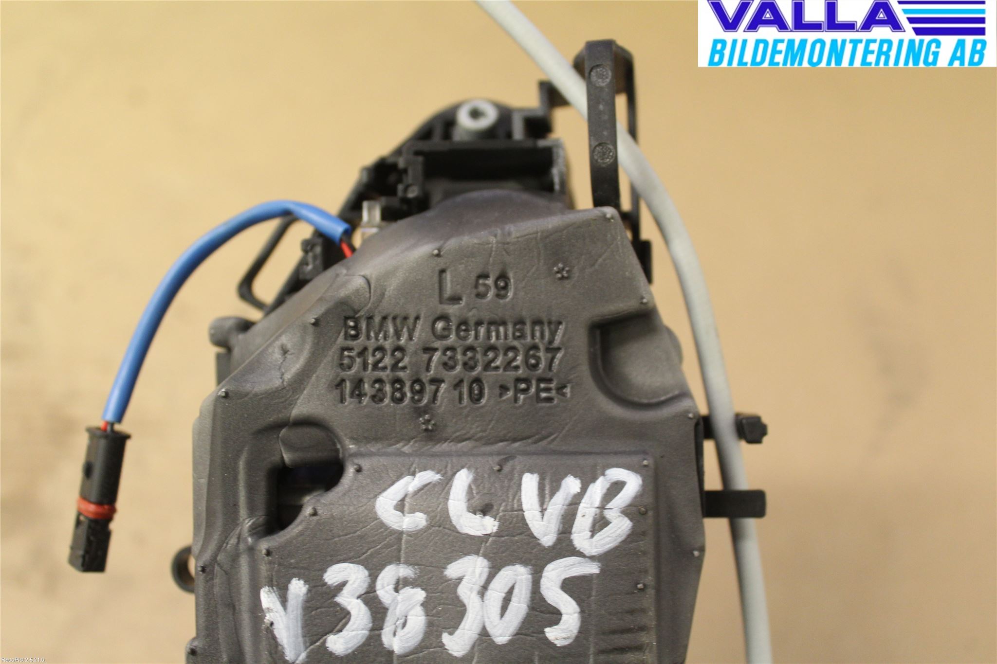 BMW 3 F30/F31/F80 12-19 Dørhandtak Ytre Venstre