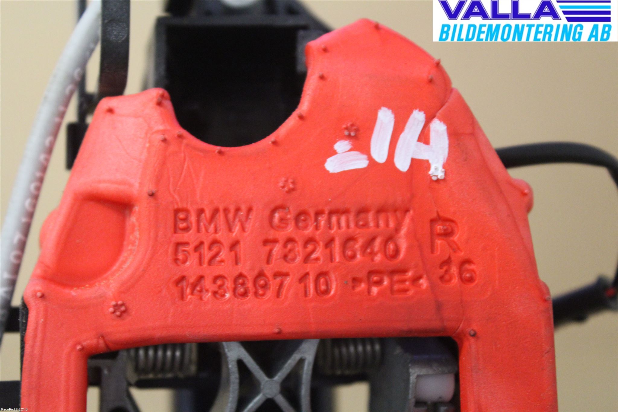 BMW 3 F30/F31/F80 12-19 Dørhandtak Ytre Høyre