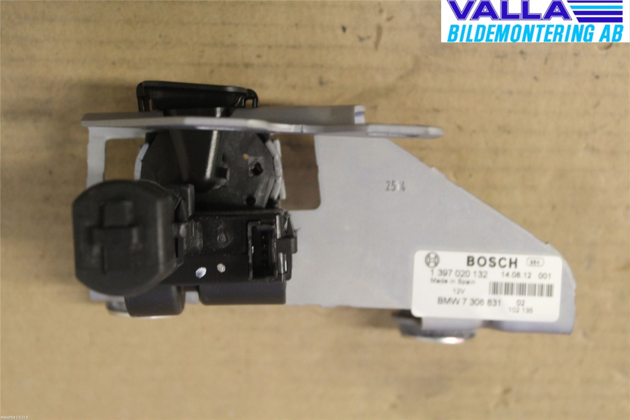 BMW 3 F30/F31/F80 12-19 Bakluke-Lokk Låsekasse