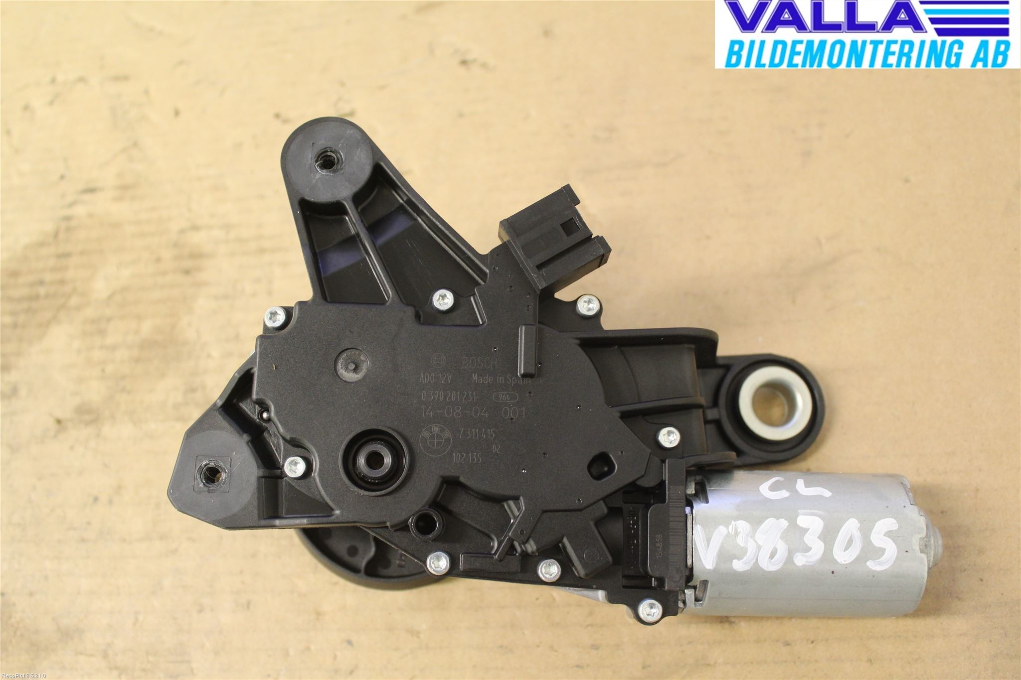 BMW 3 F30/F31/F80 12-19 Viskermotor Bakluke