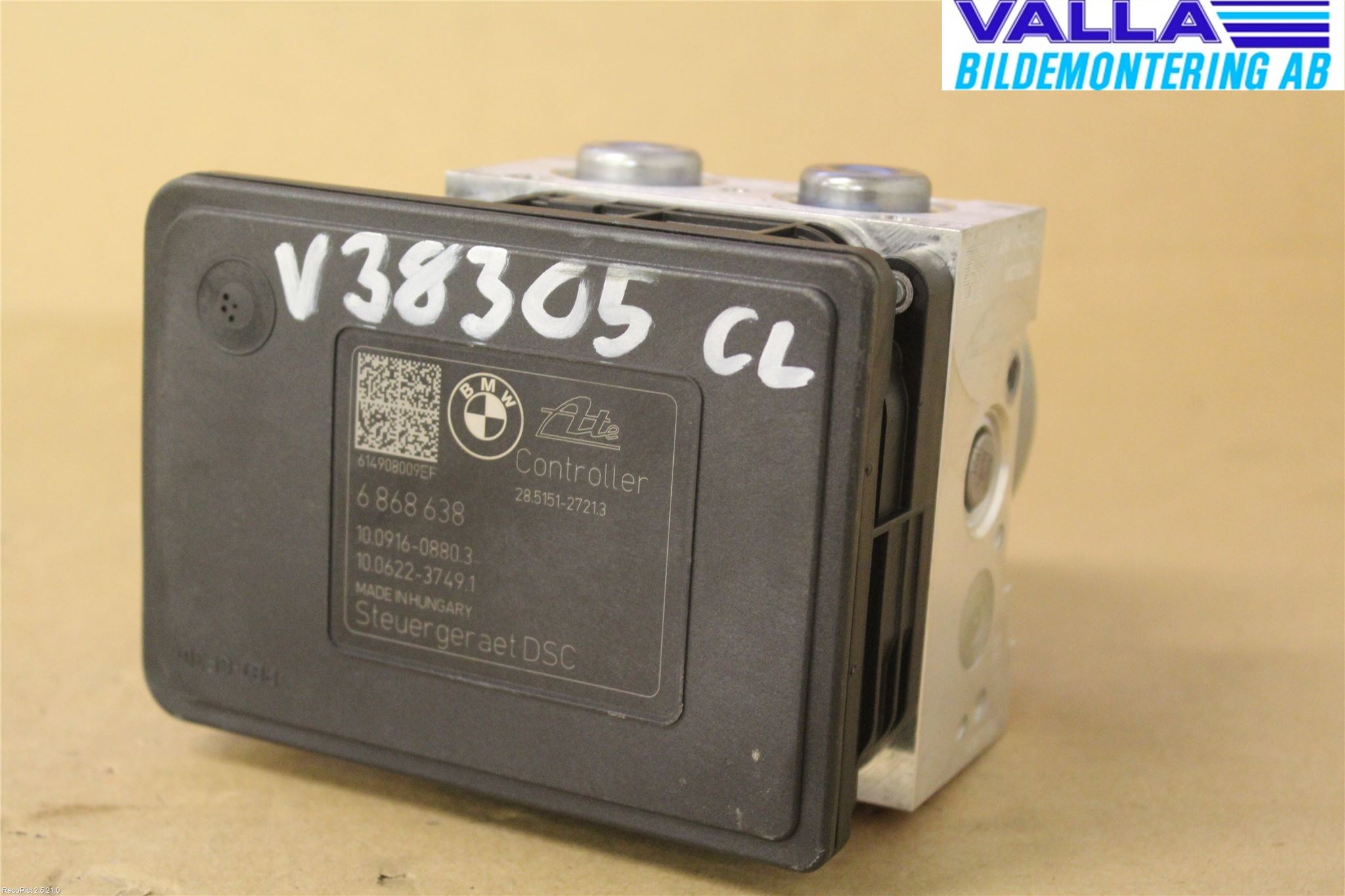 BMW 3 F30/F31/F80 12-19 Abs Hydraulikkaggregat