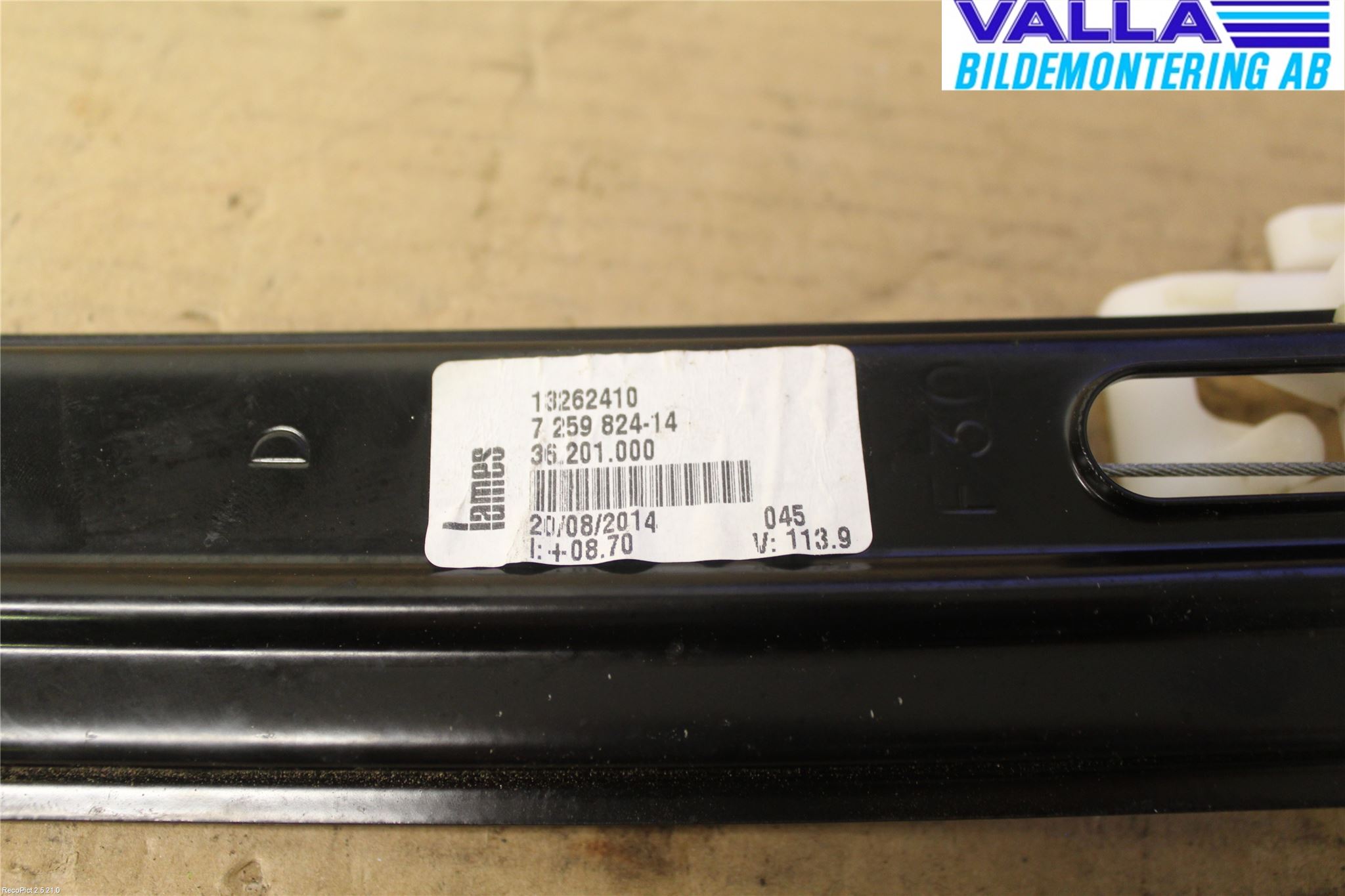 BMW 3 F30/F31/F80 12-19 Vindusheis El Komp
