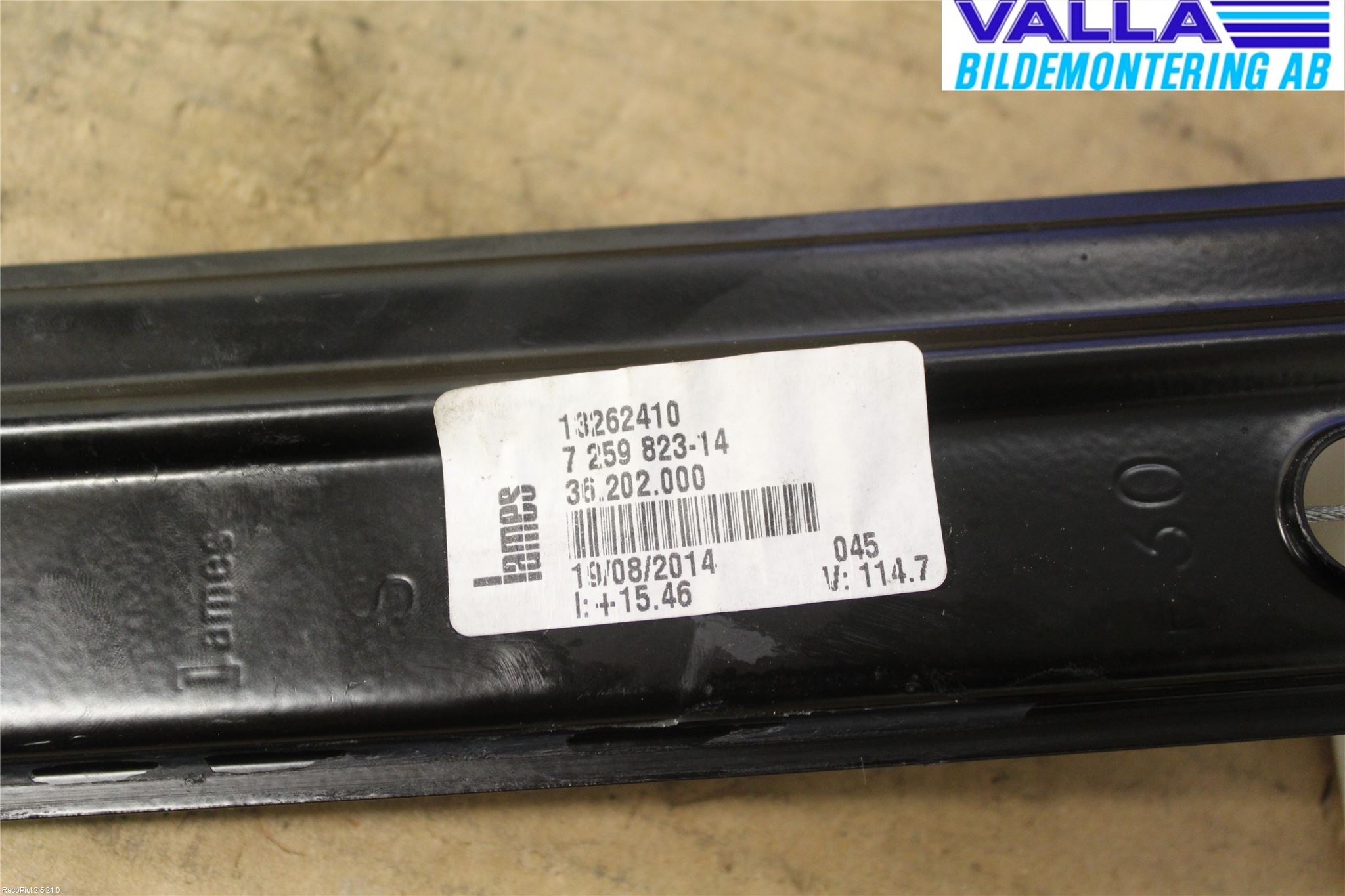 BMW 3 F30/F31/F80 12-19 Vindusheis El Komp