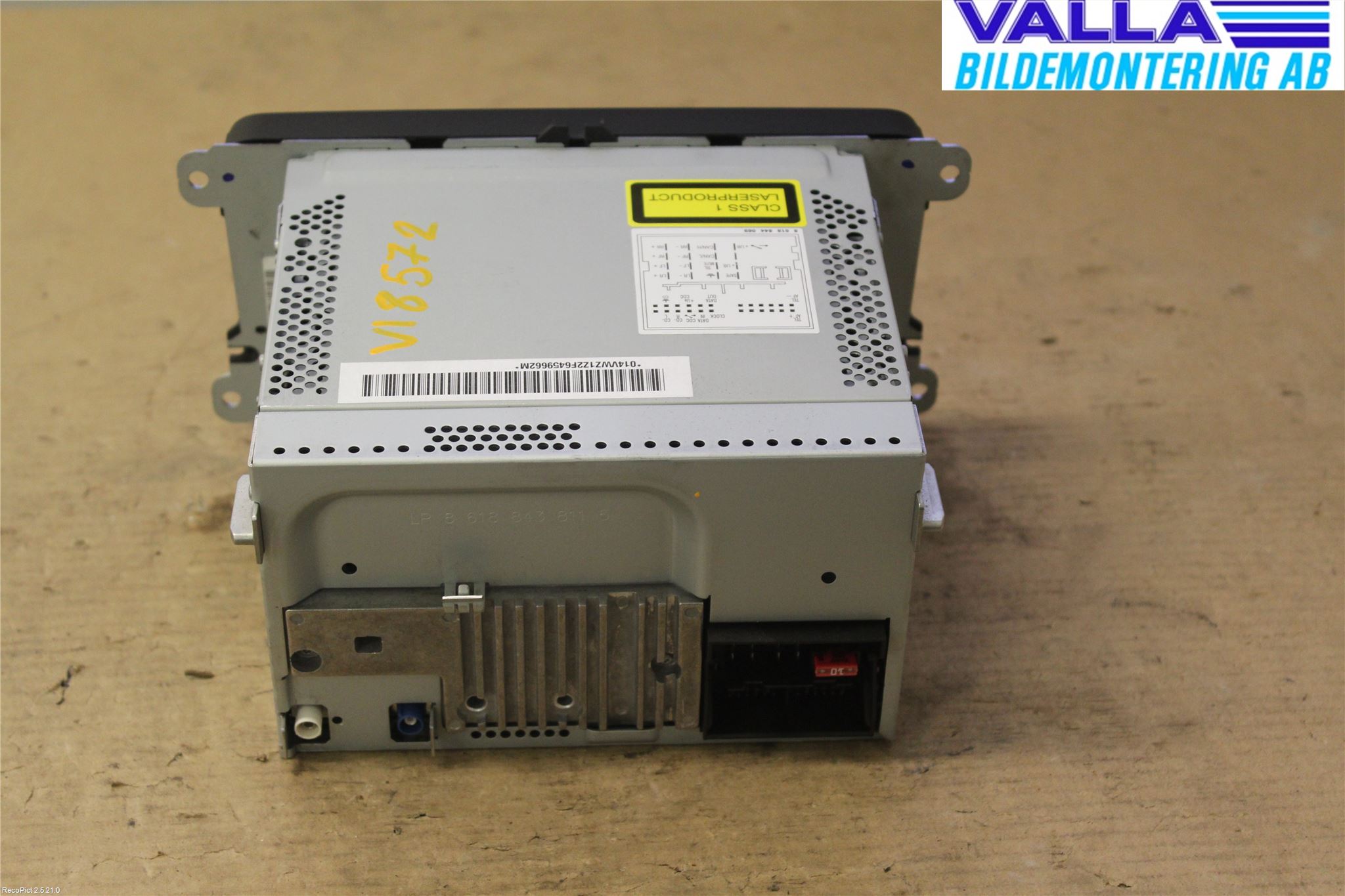 Volkswagen VW TOURAN 03-10 Stereo Radio Med Cd