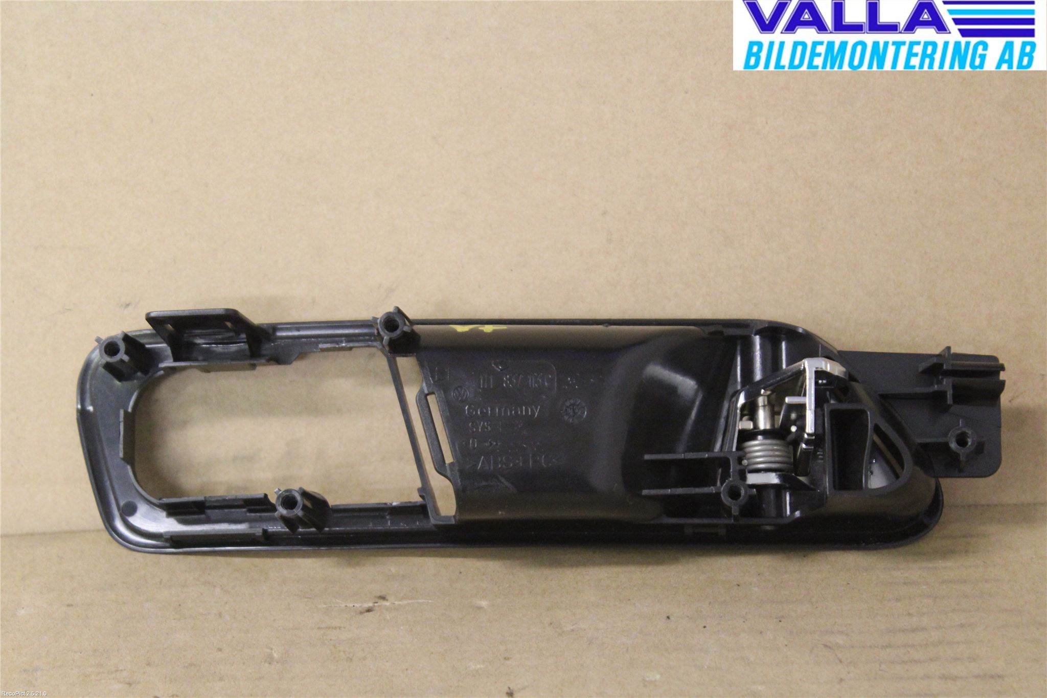 Volkswagen VW TOURAN 03-10 Innr Dørhandtak V Indre