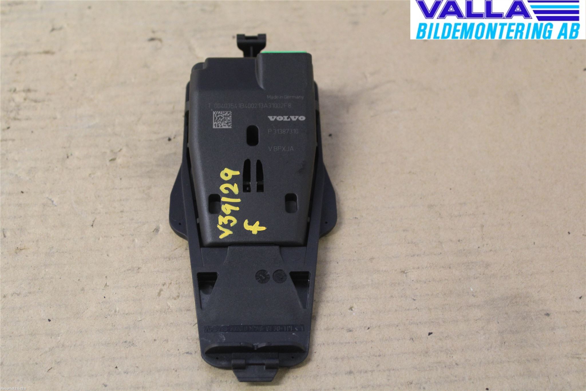 Volvo V60 14-18 Sensor Kollisjonsbeskyttelse