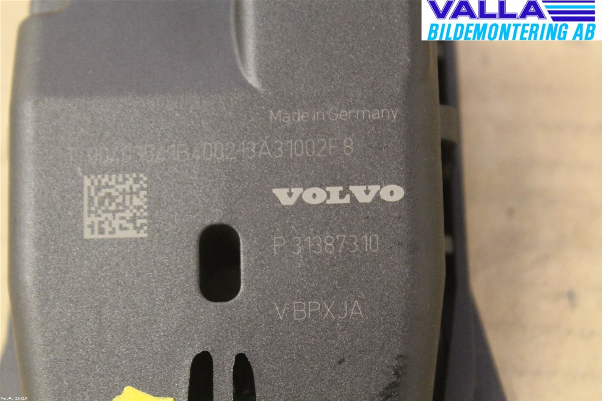 Volvo V60 14-18 Sensor Kollisjonsbeskyttelse