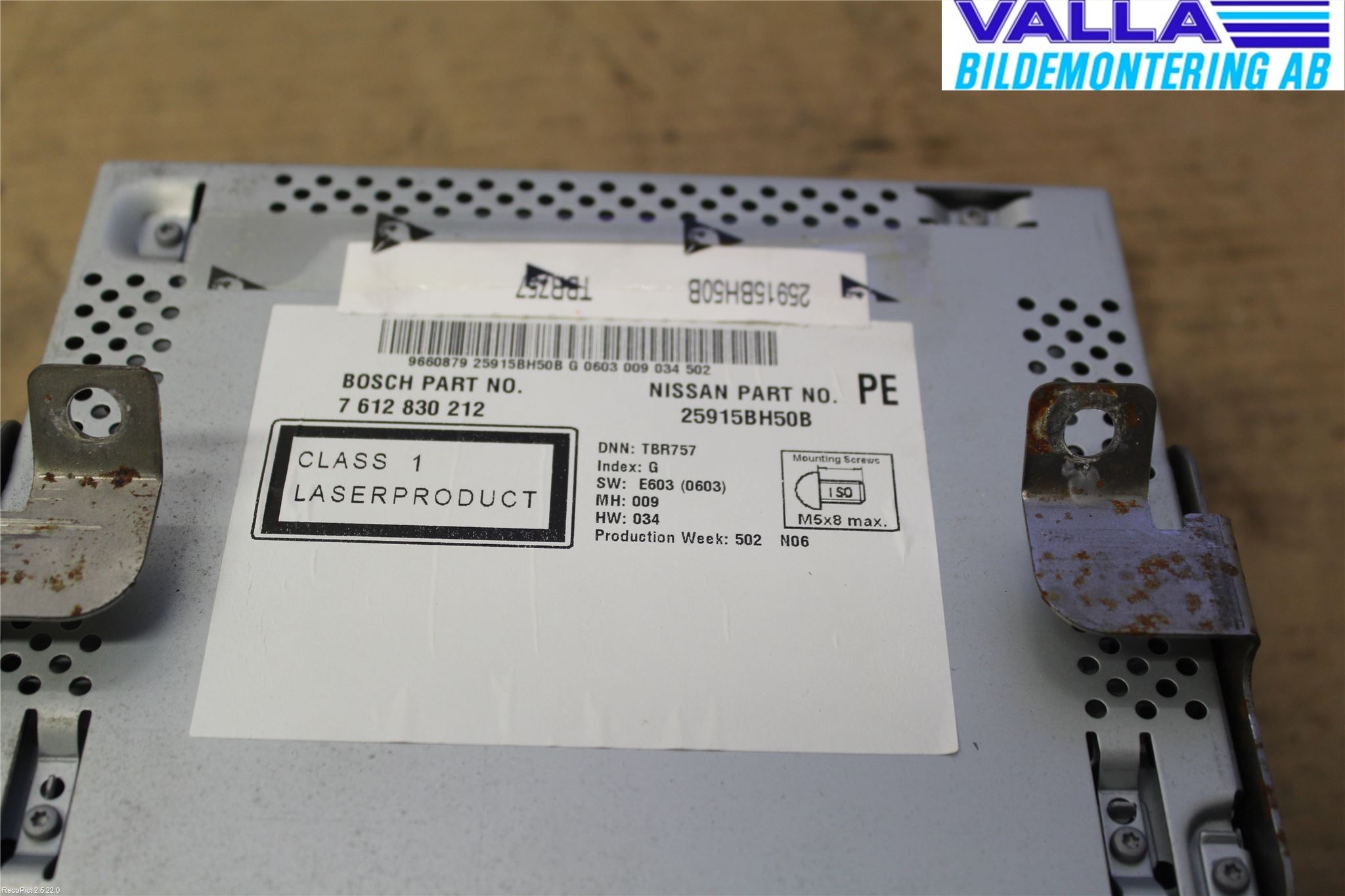 Nissan NOTE E11 06-14 Stereo Radio Med Cd