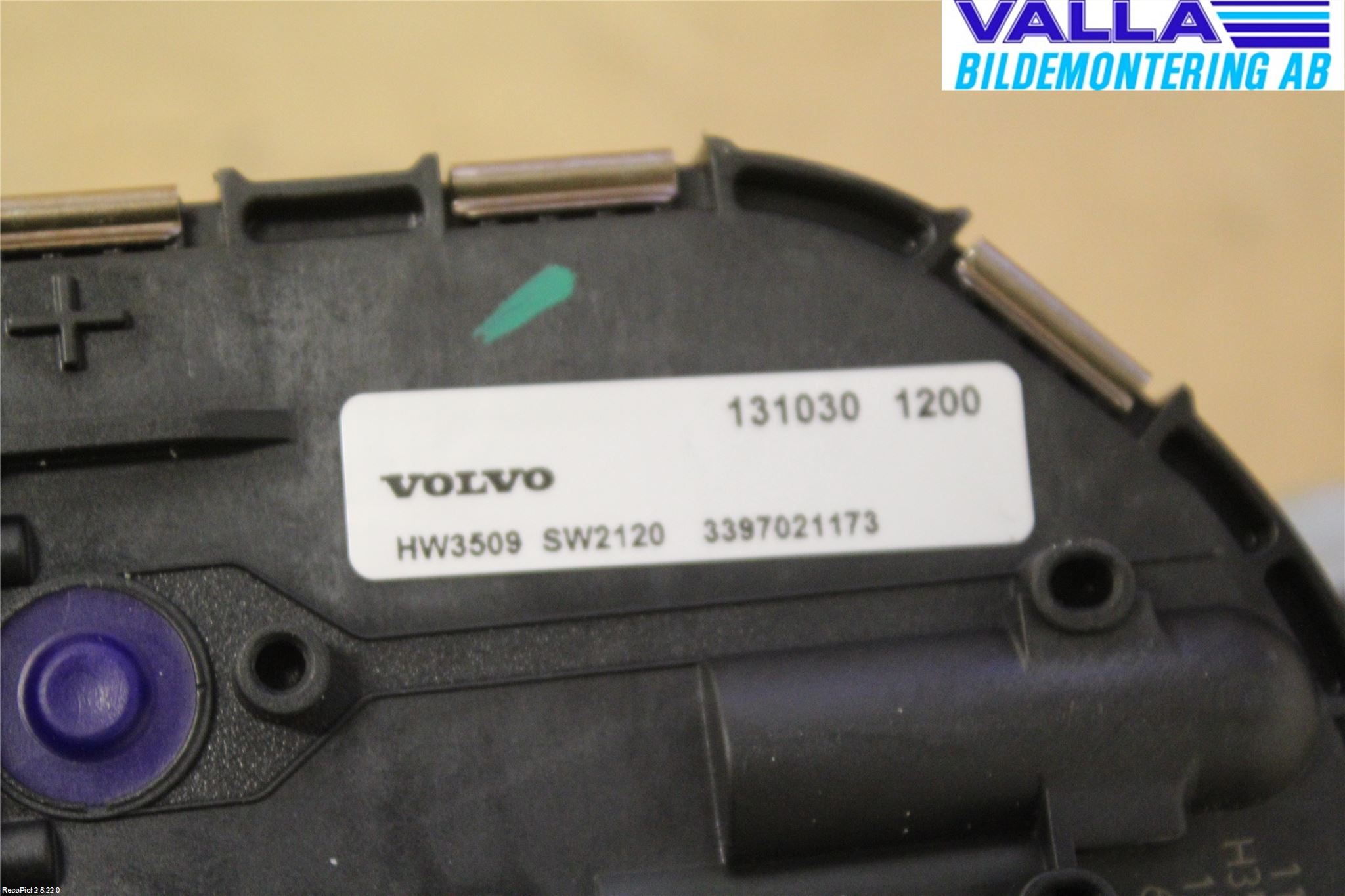 Volvo V60 14-18 Viskeroverføring Frontrute