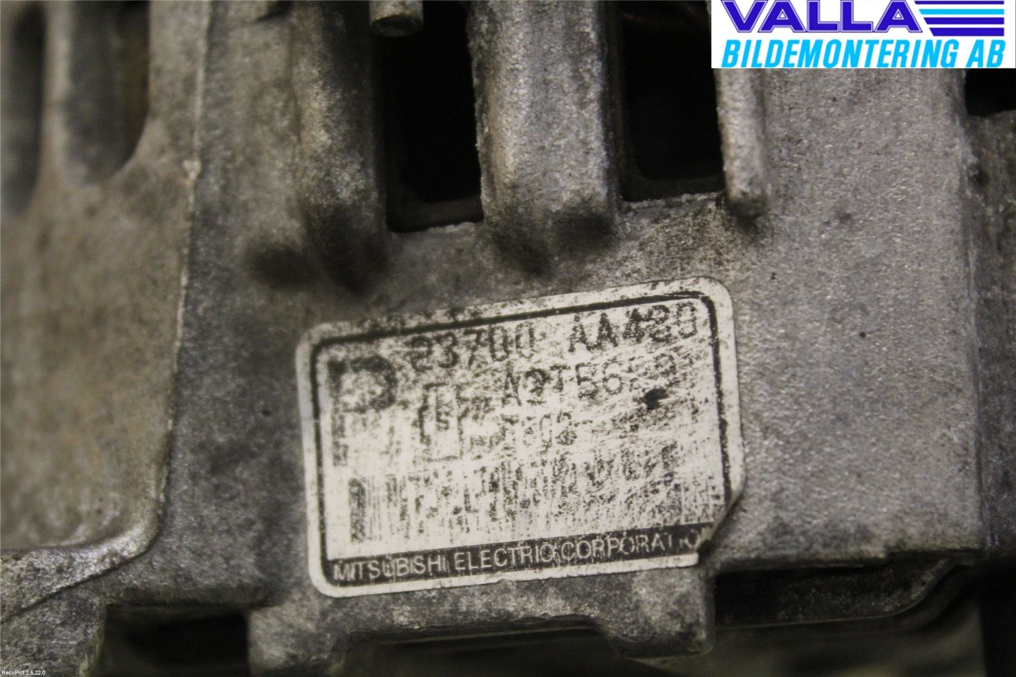 Subaru IMPREZA II  01-02 Dynamo