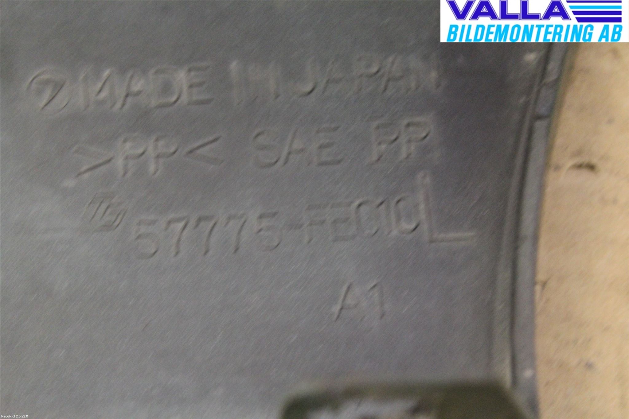 Subaru IMPREZA II  01-02 Støtfanger Foran Hjørne Vens